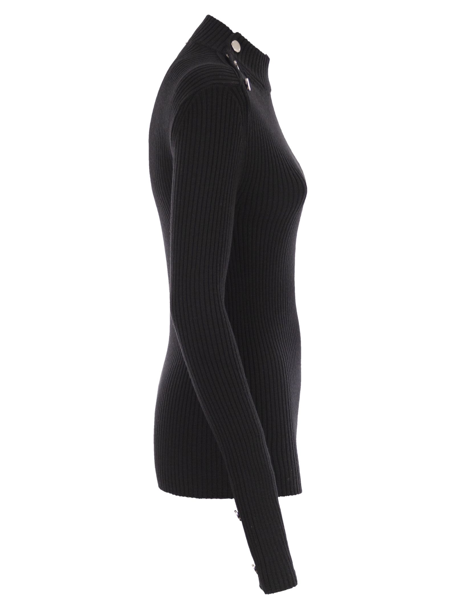 Sportmax Women Renania - Fitted Jumper With Buttons SPORTMAX