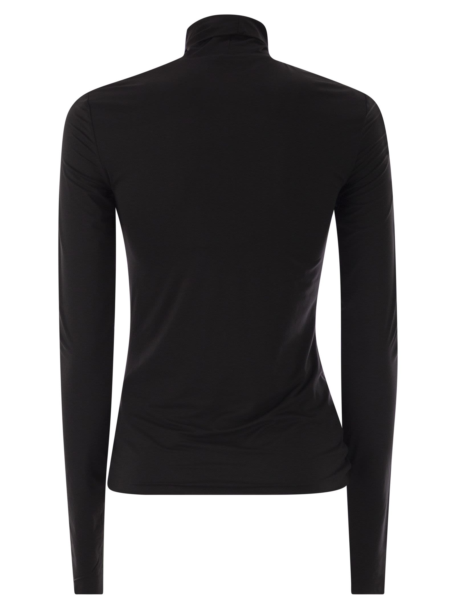 Sportmax Women Stone - Jersey Turtleneck Jumper SPORTMAX