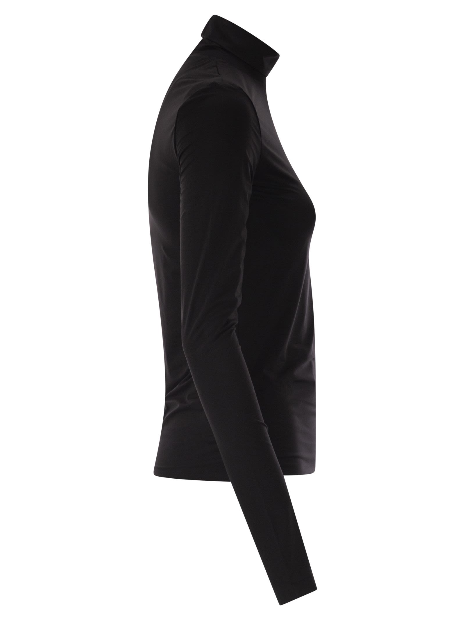 Sportmax Women Stone - Jersey Turtleneck Jumper SPORTMAX