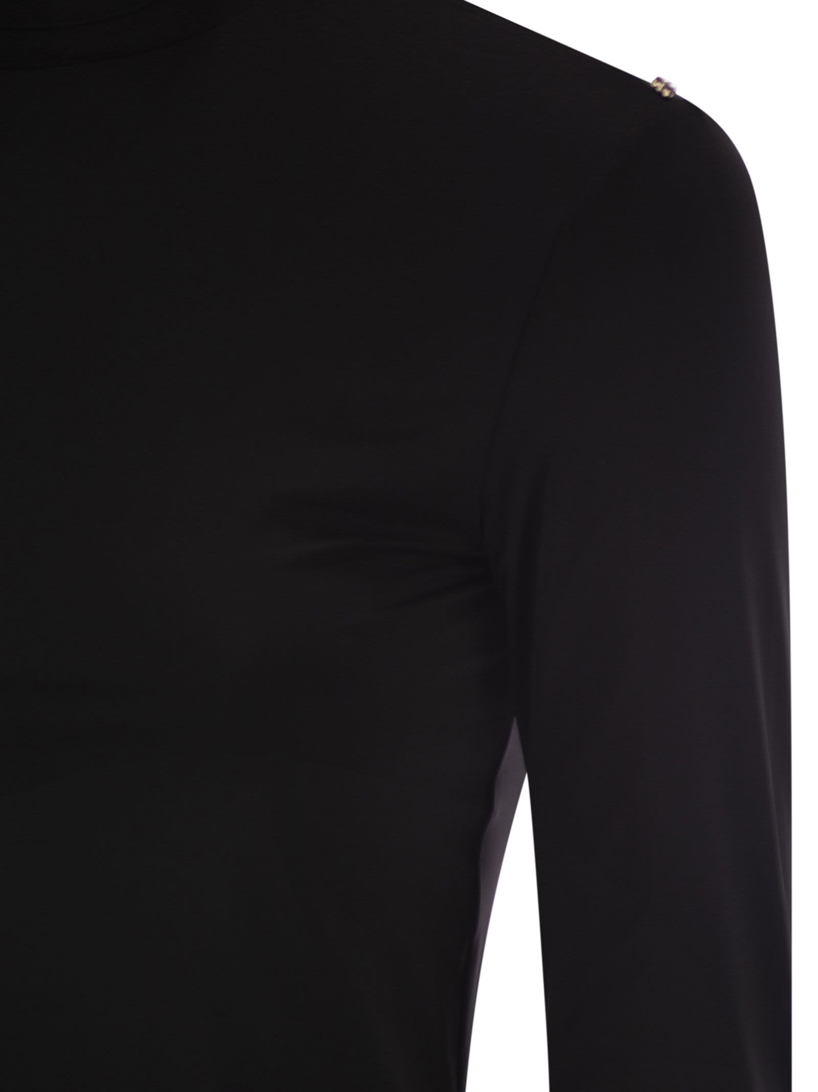Sportmax Women Stone - Jersey Turtleneck Jumper SPORTMAX
