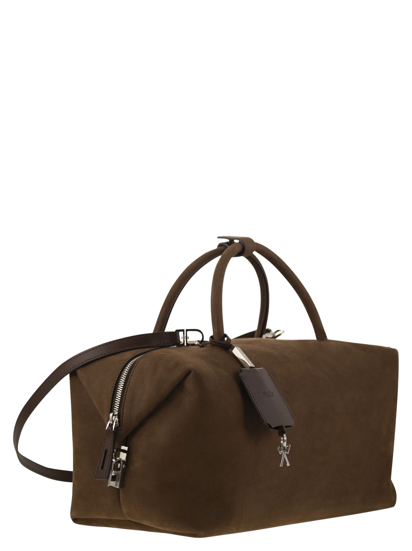 Maxmara Women Holdalllsuede - Large Nubuck Leather Satchel MAX MARA