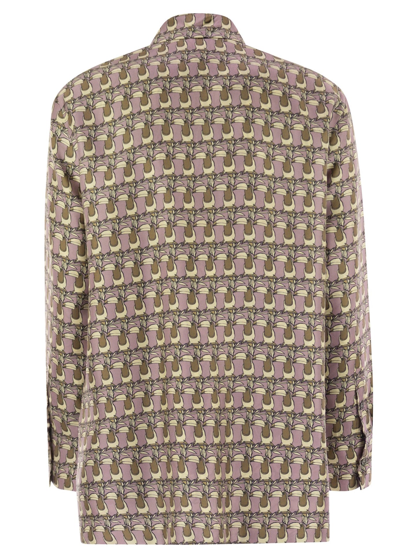 S Max Mara Women Times - Reversible Printed Silk Shirt S MAX MARA
