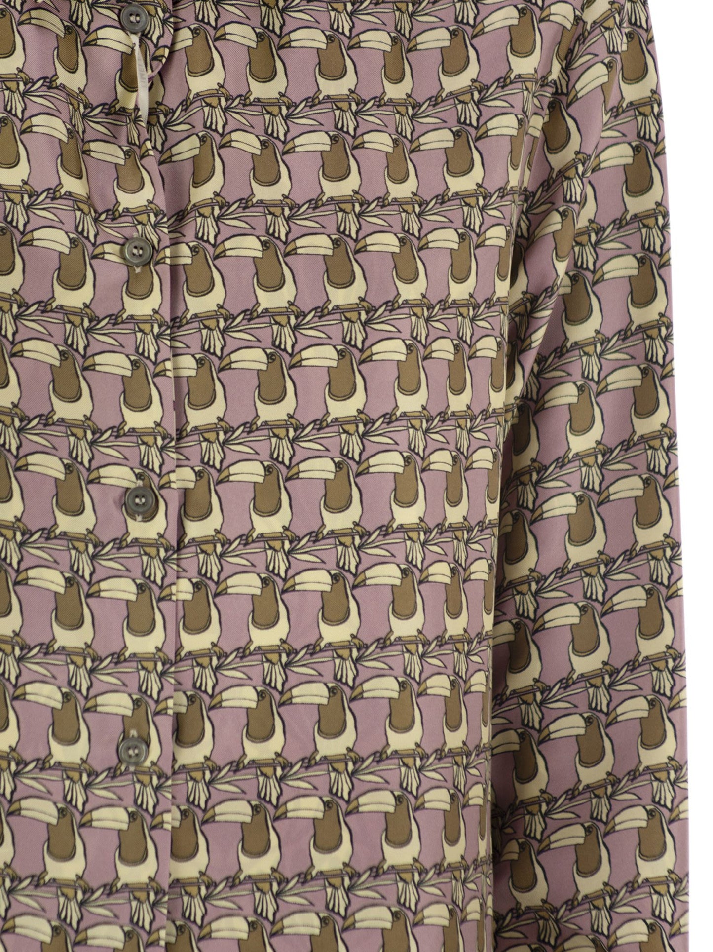 S Max Mara Women Times - Reversible Printed Silk Shirt S MAX MARA