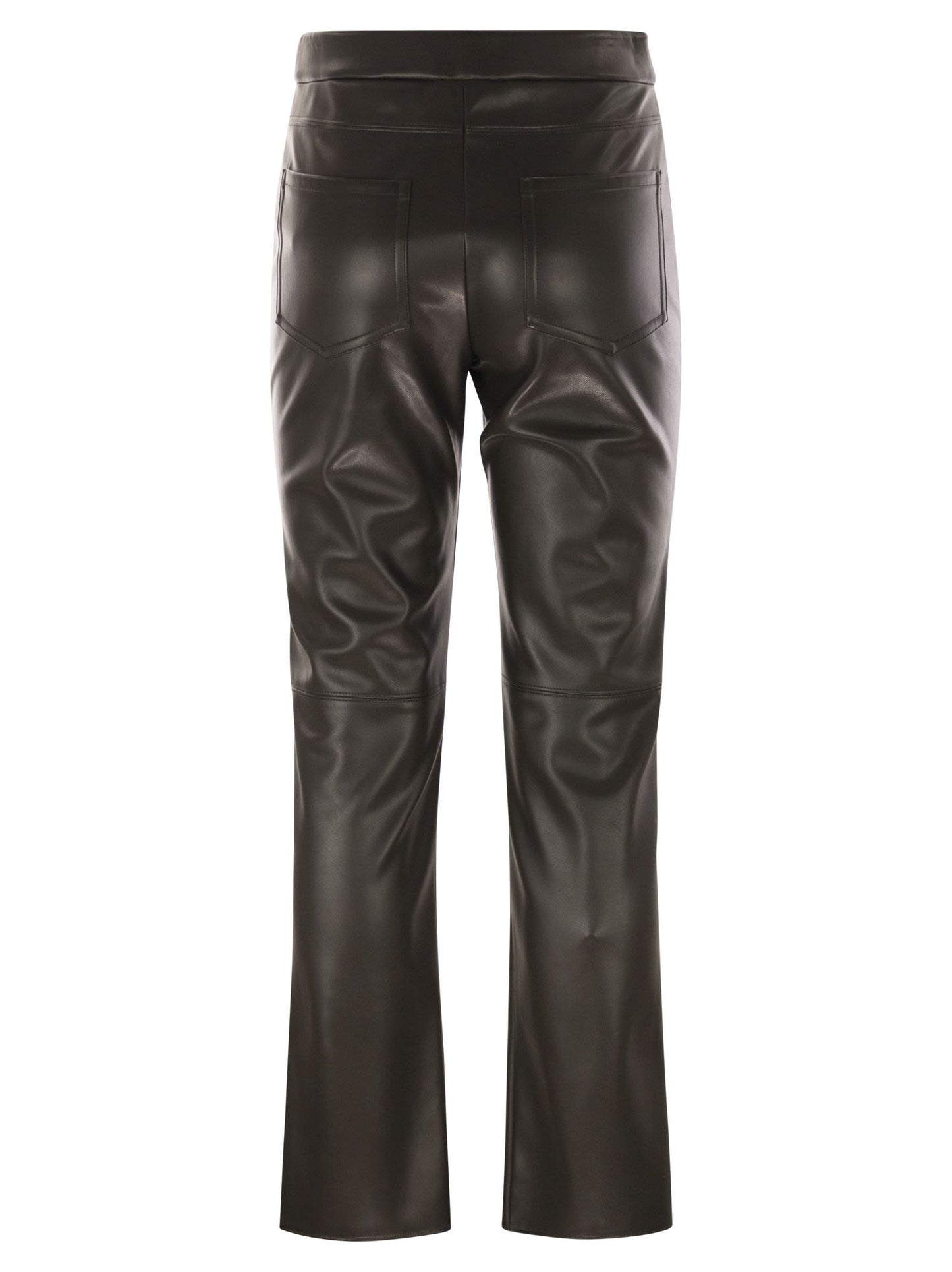 S Maxmara Women Sublime - Coated Fabric Trousers S MAX MARA