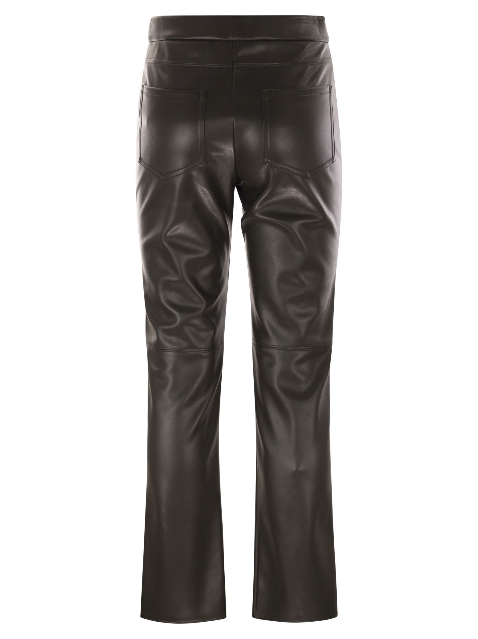 S Maxmara Women Sublime - Coated Fabric Trousers S MAX MARA