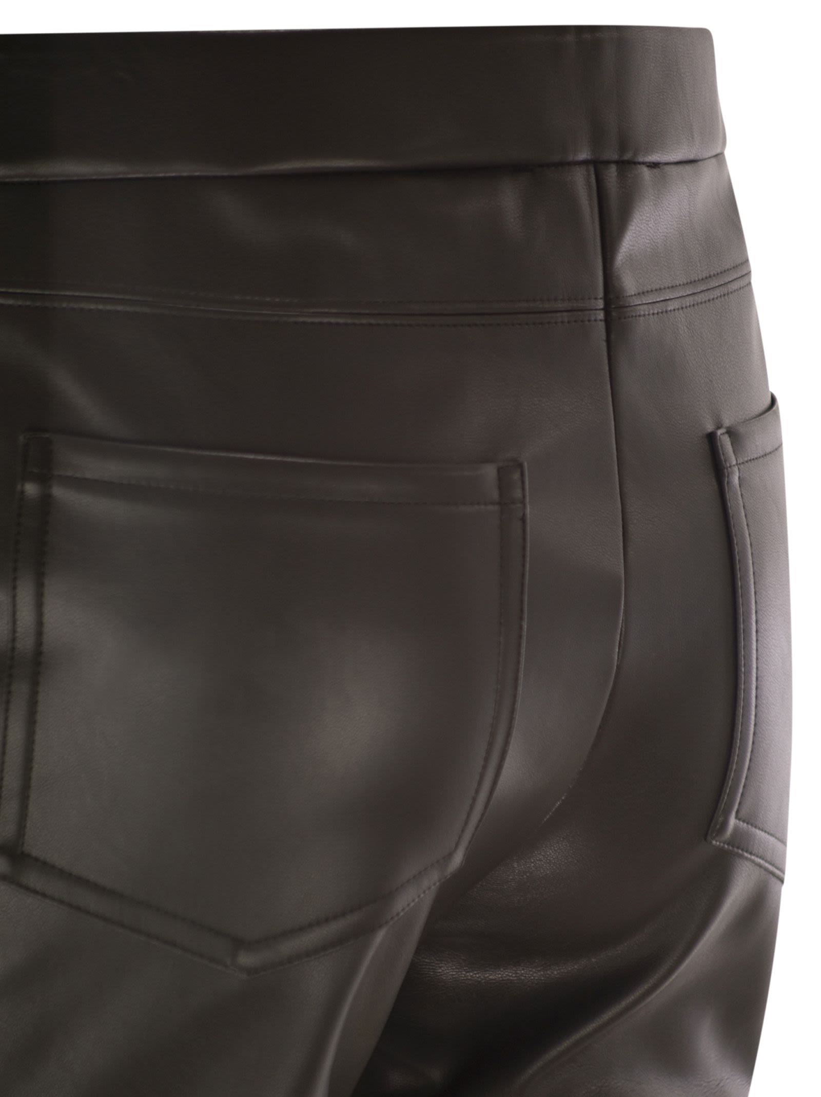S Maxmara Women Sublime - Coated Fabric Trousers S MAX MARA