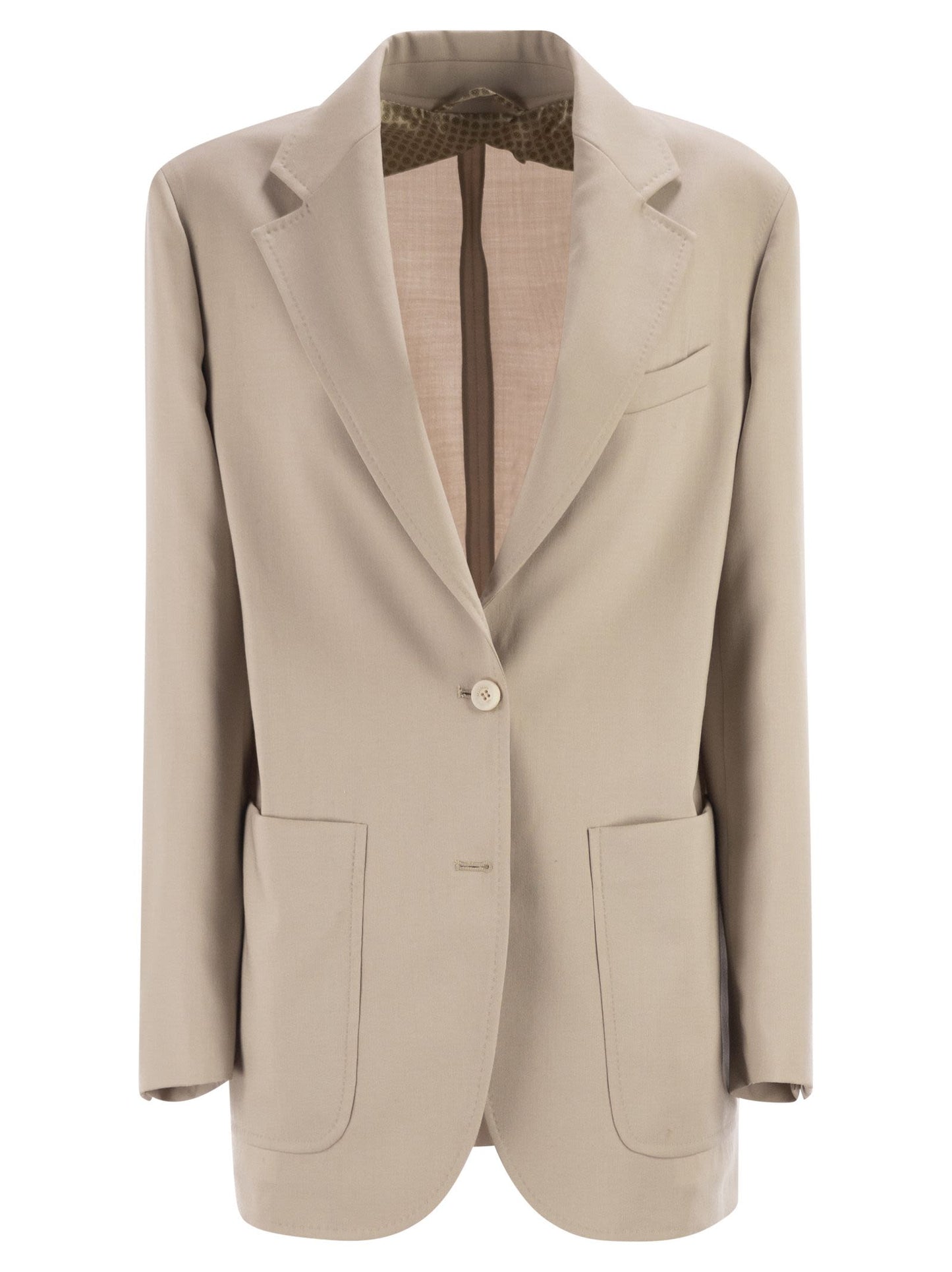 Maxmara Women Mxmaffari - Single-Breasted Jacket In Wool, Mohair And Silk MAX MARA