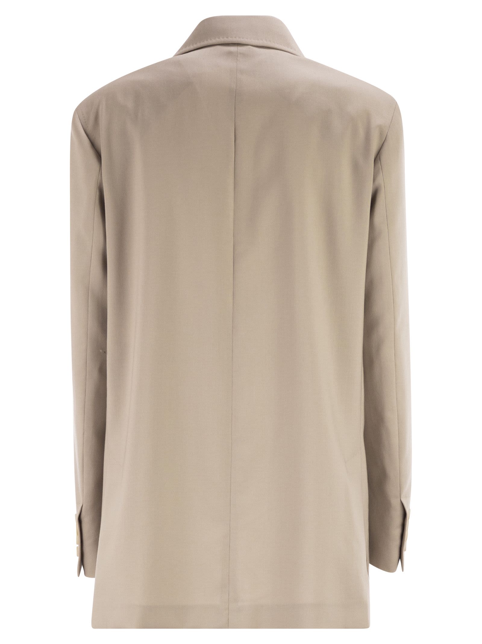 Maxmara Women Mxmaffari - Single-Breasted Jacket In Wool, Mohair And Silk MAX MARA