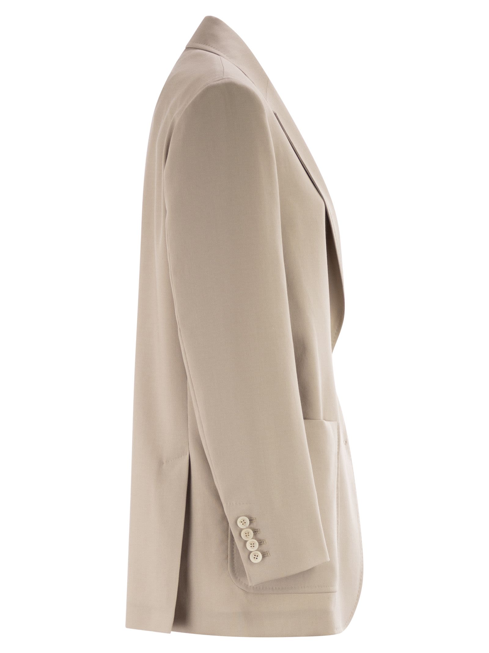 Maxmara Women Mxmaffari - Single-Breasted Jacket In Wool, Mohair And Silk MAX MARA