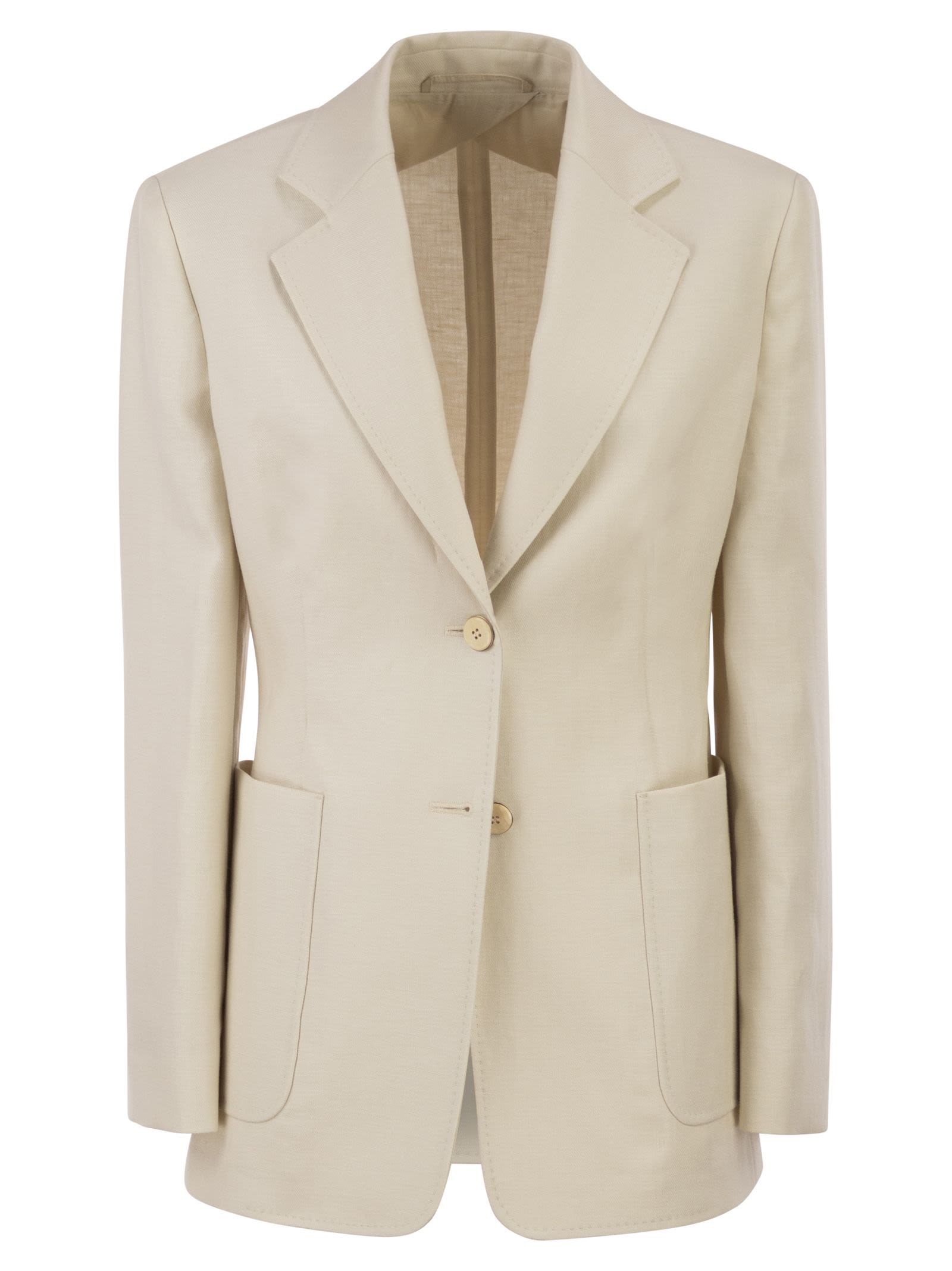 Max Mara Women Mxmvolonta - Pure Linen Fabric Blazer MAX MARA