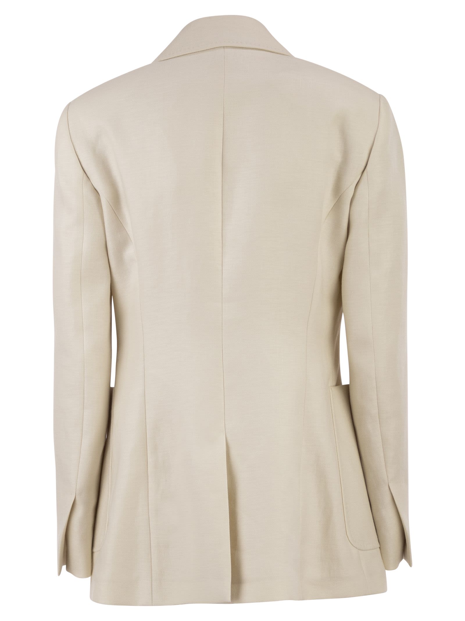 Max Mara Women Mxmvolonta - Pure Linen Fabric Blazer MAX MARA