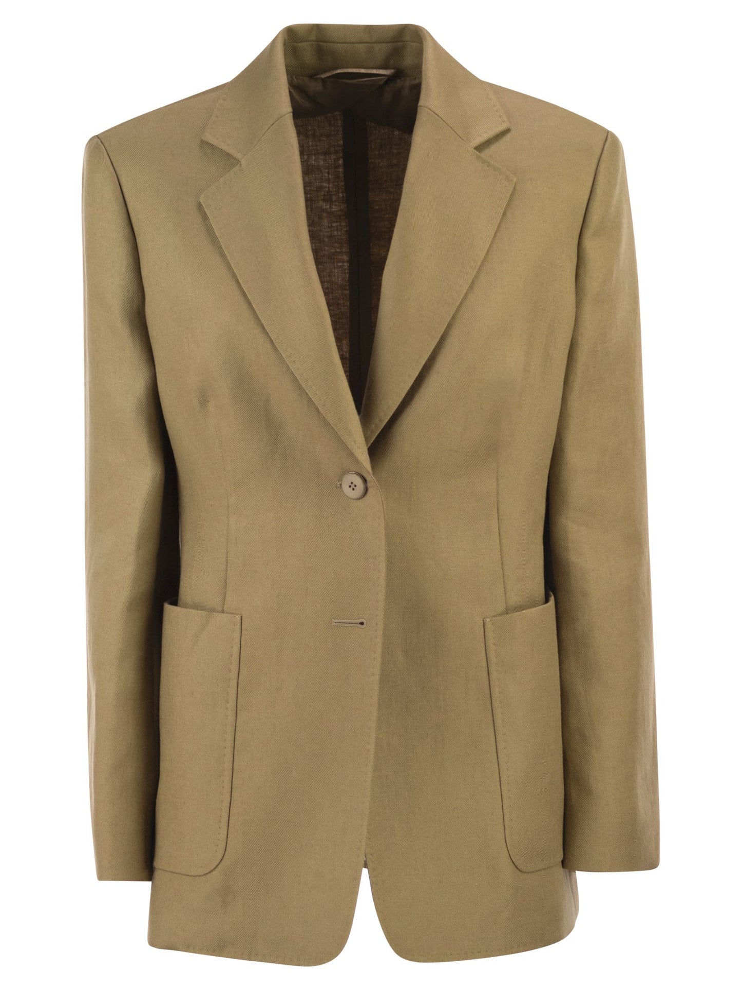 Max Mara Women Mxmvolonta - Pure Linen Fabric Blazer MAX MARA