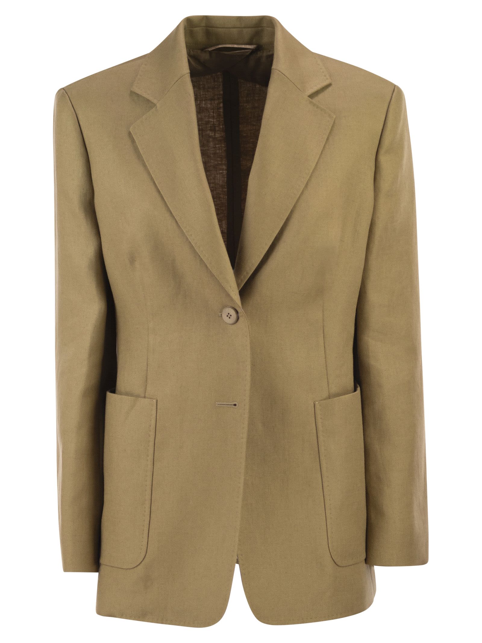 Max Mara Women Mxmvolonta - Pure Linen Fabric Blazer MAX MARA