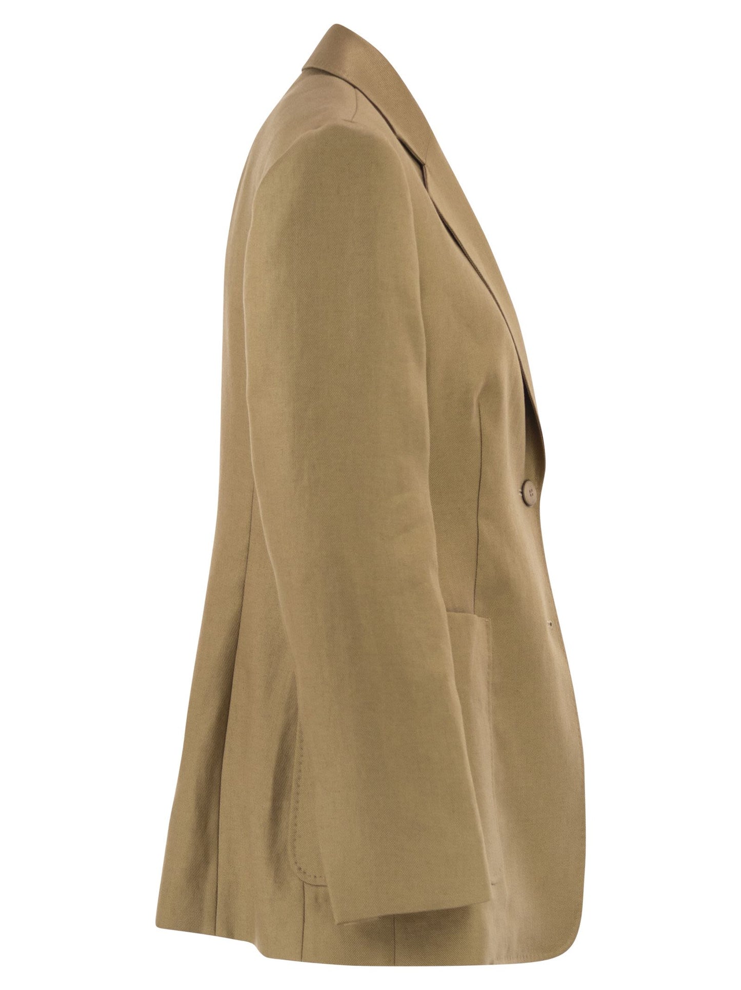 Max Mara Women Mxmvolonta - Pure Linen Fabric Blazer MAX MARA