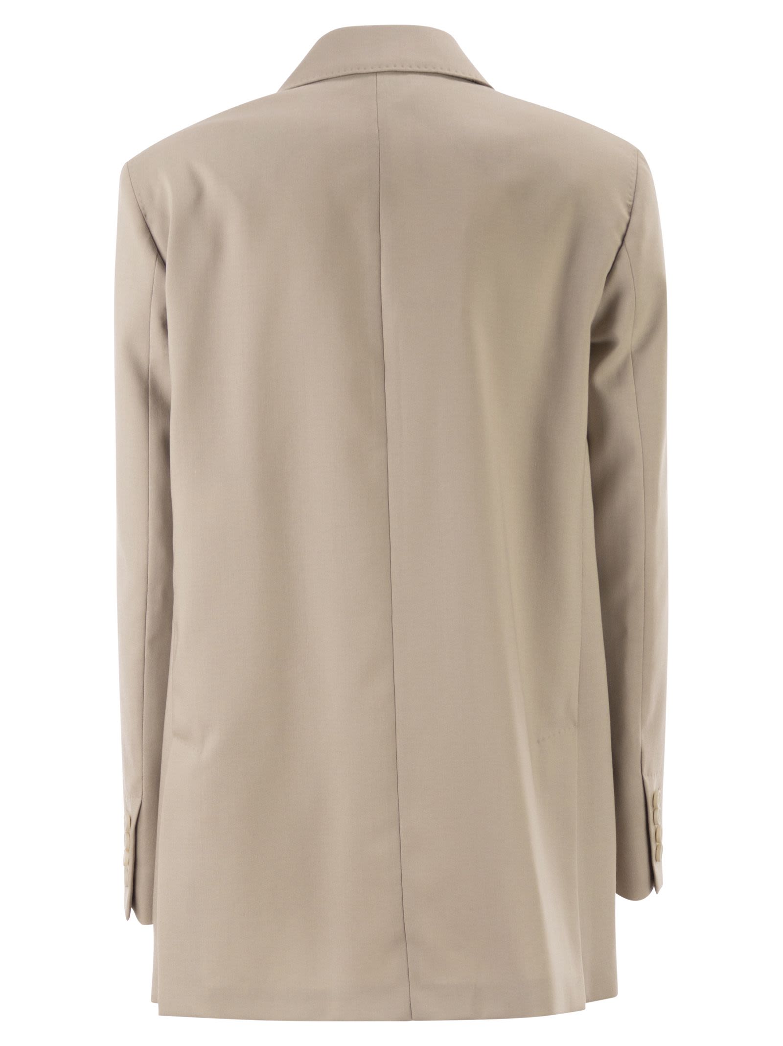 Maxmara Women Mxmmitico - Double-Breasted Blazer In Wool, Mohair And Silk Blend MAX MARA