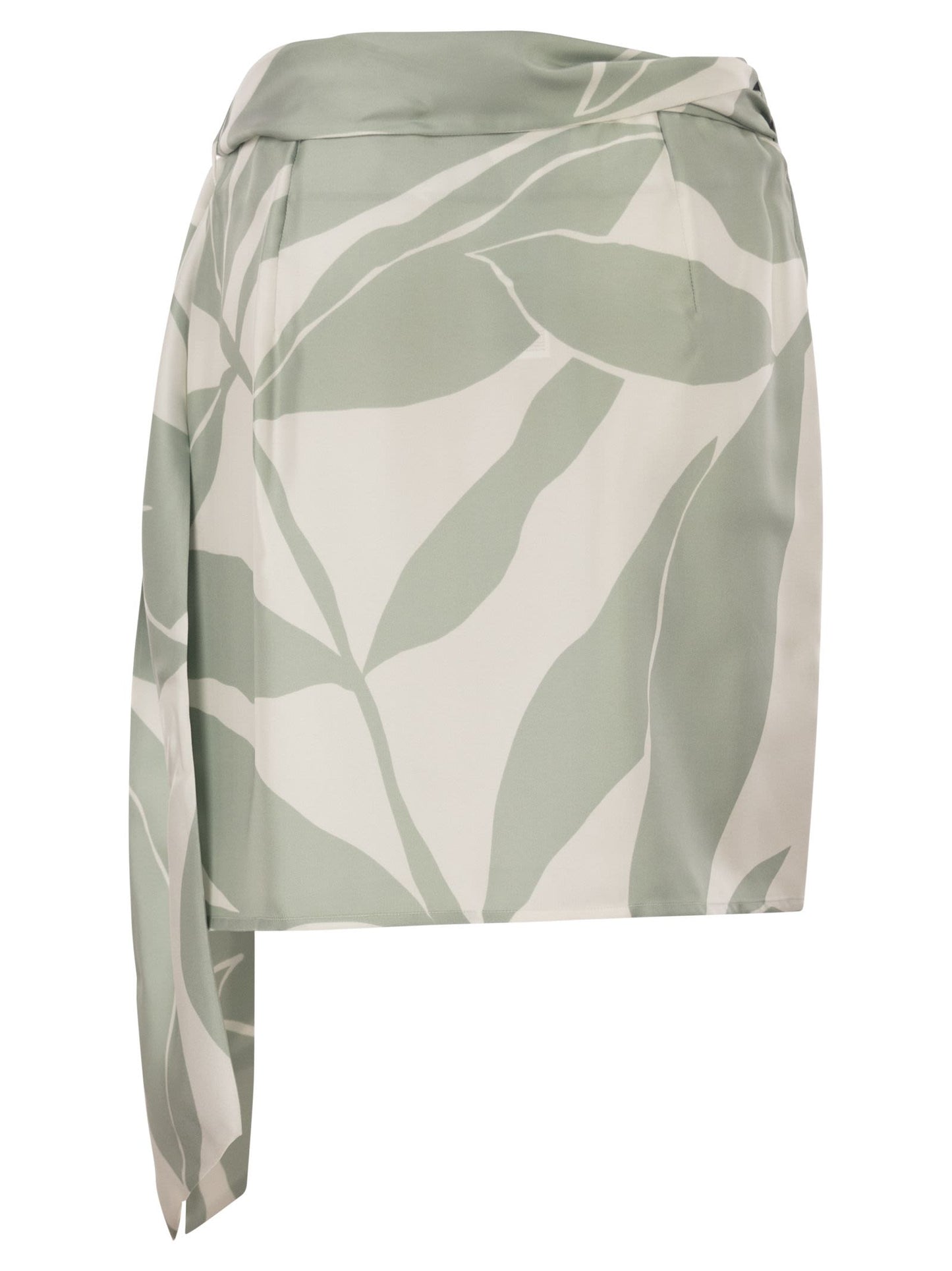 Max Mara Women Mxmstrano - Printed Pure Silk Wrap Skirt MAX MARA