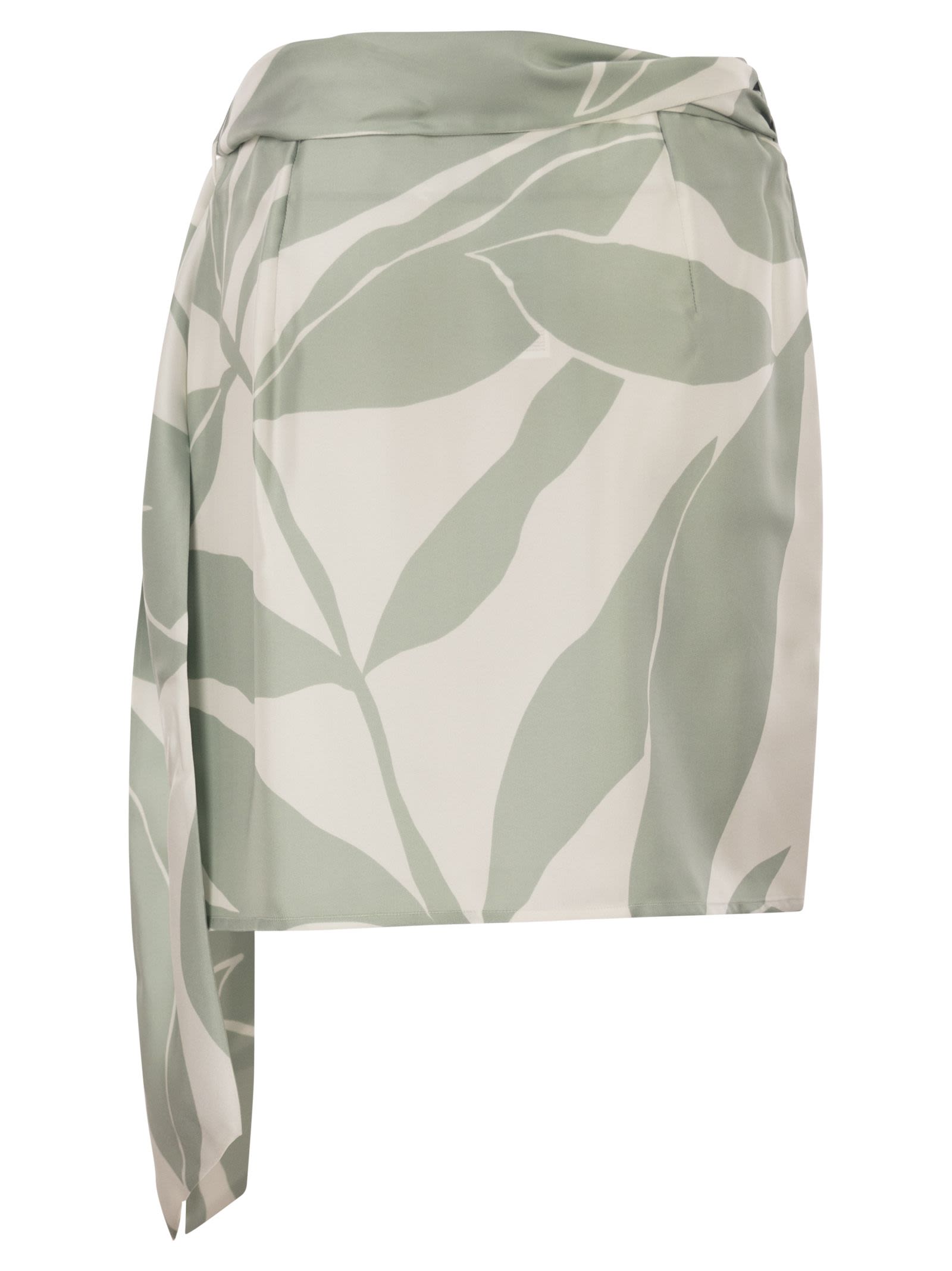 Max Mara Women Mxmstrano - Printed Pure Silk Wrap Skirt MAX MARA