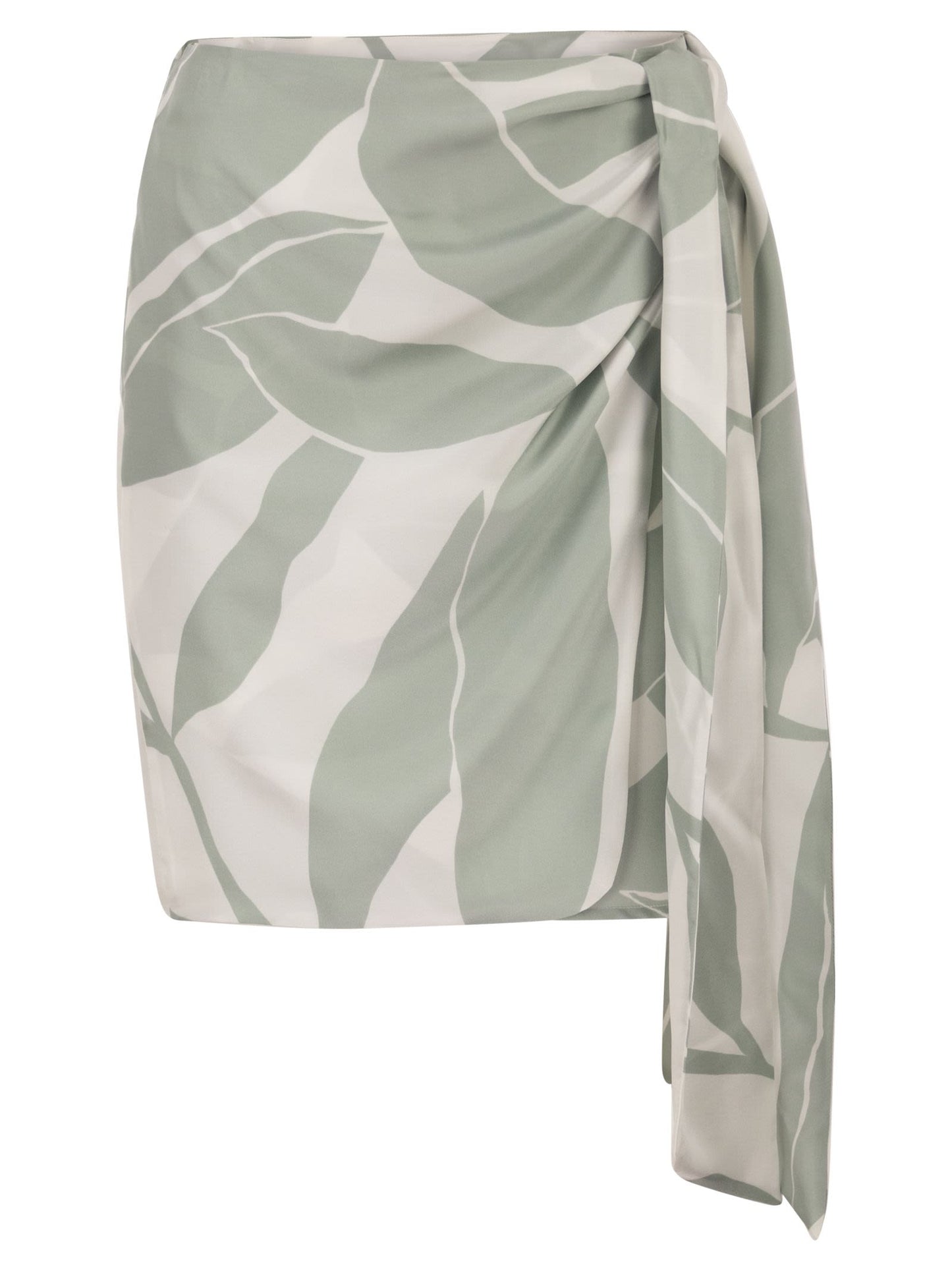 Max Mara Women Mxmstrano - Printed Pure Silk Wrap Skirt MAX MARA