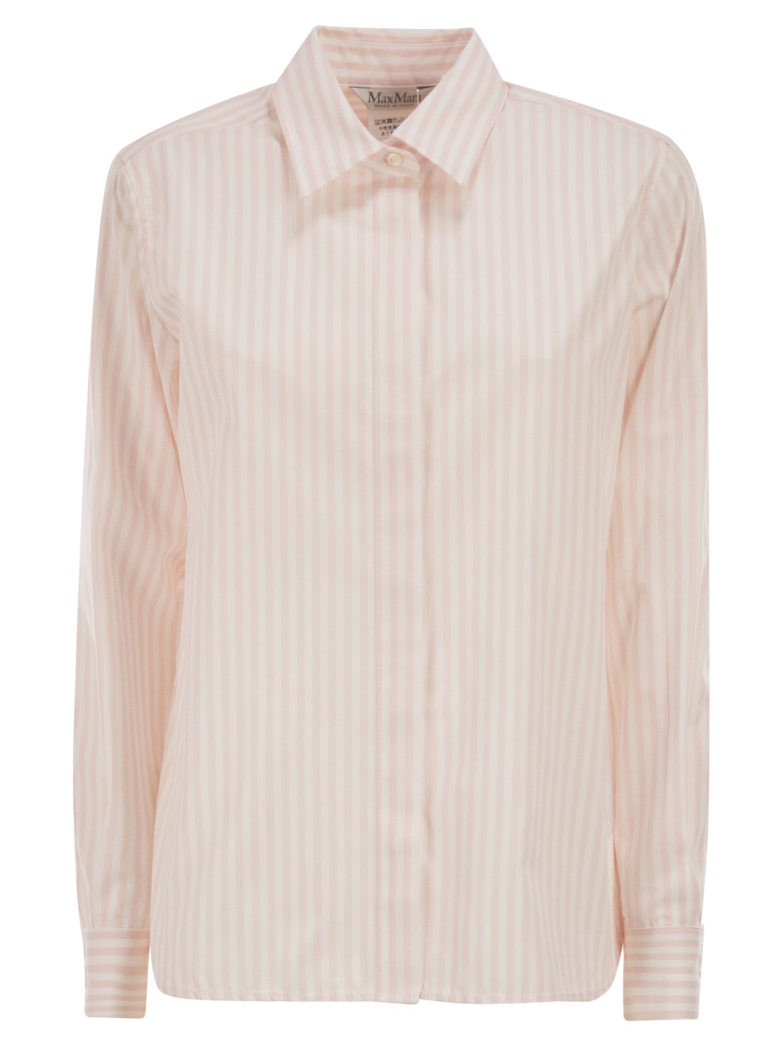 Max Mara Women Mxmaccenni - Striped Poplin Shirt MAX MARA