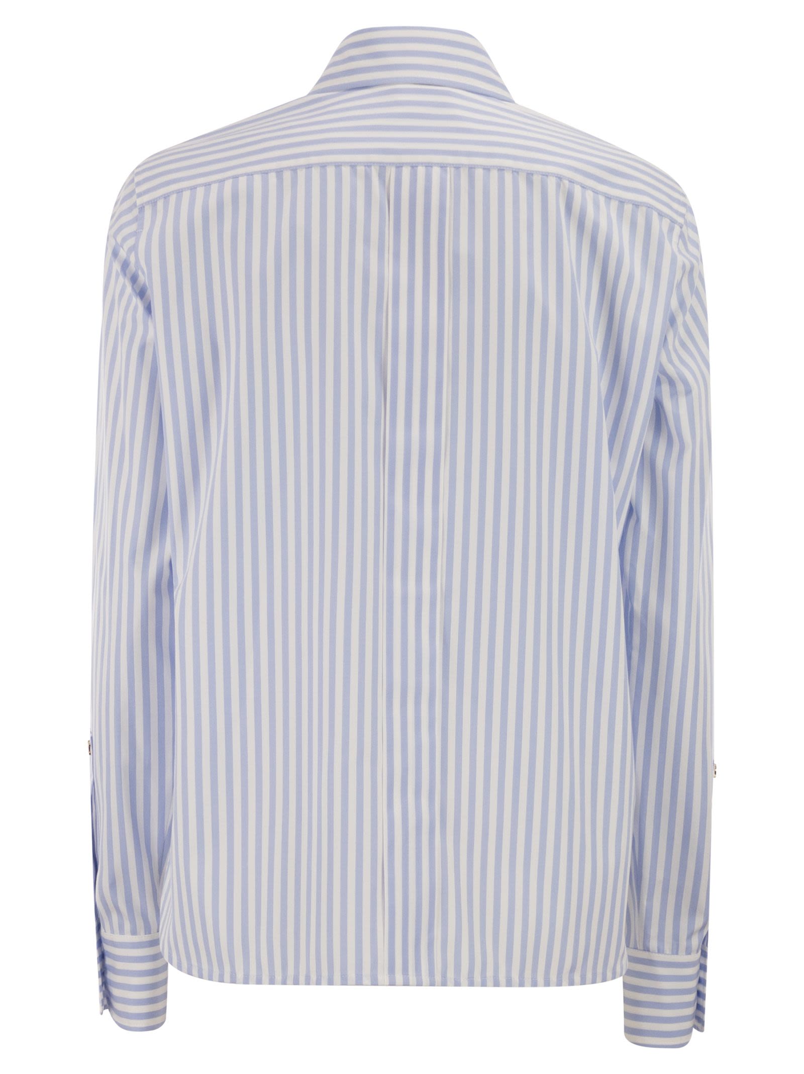Max Mara Women Mxmaccenni - Striped Poplin Shirt MAX MARA