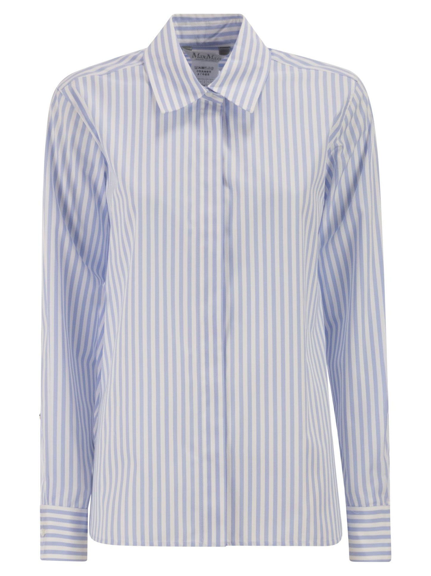 Max Mara Women Mxmaccenni - Striped Poplin Shirt MAX MARA