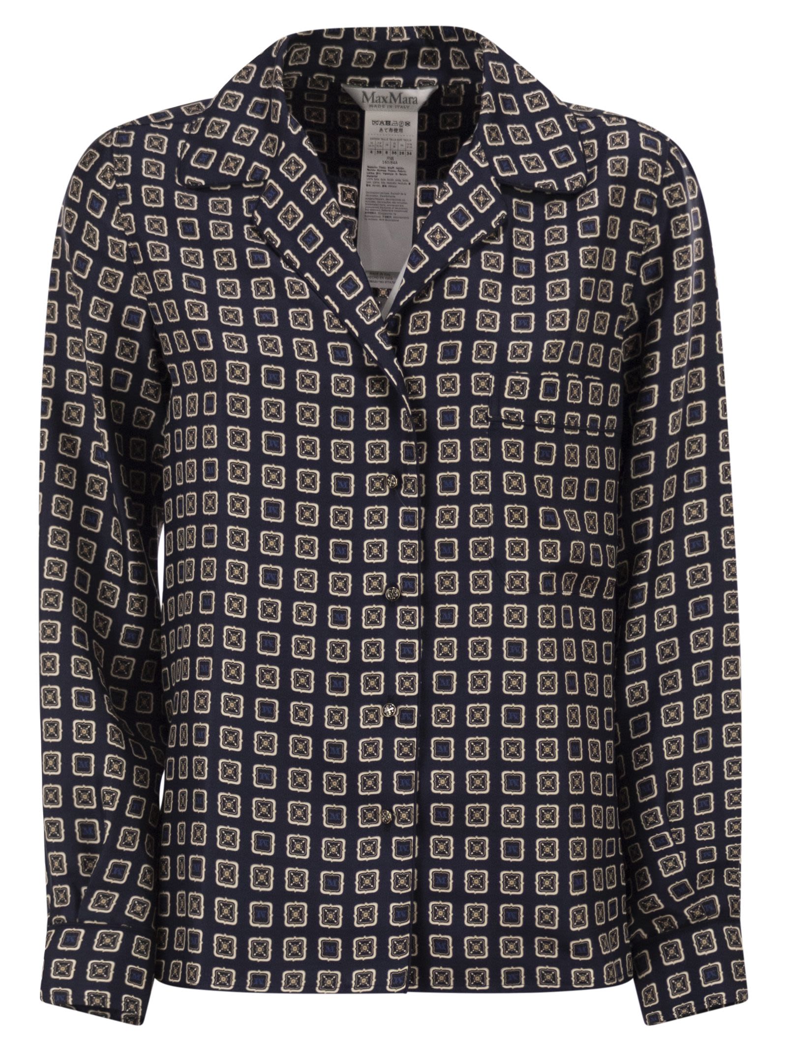 Max Mara Women Mxmdisco - Semi-Fitted Printed Silk Shirt MAX MARA