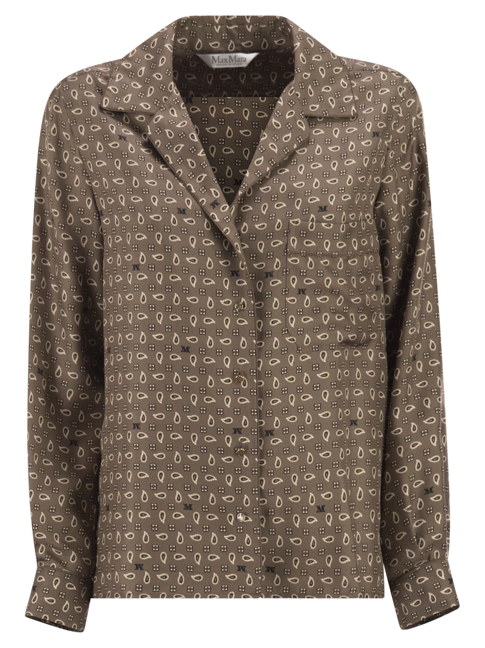 Max Mara Women Mxmdisco - Semi-Fitted Printed Silk Shirt MAX MARA