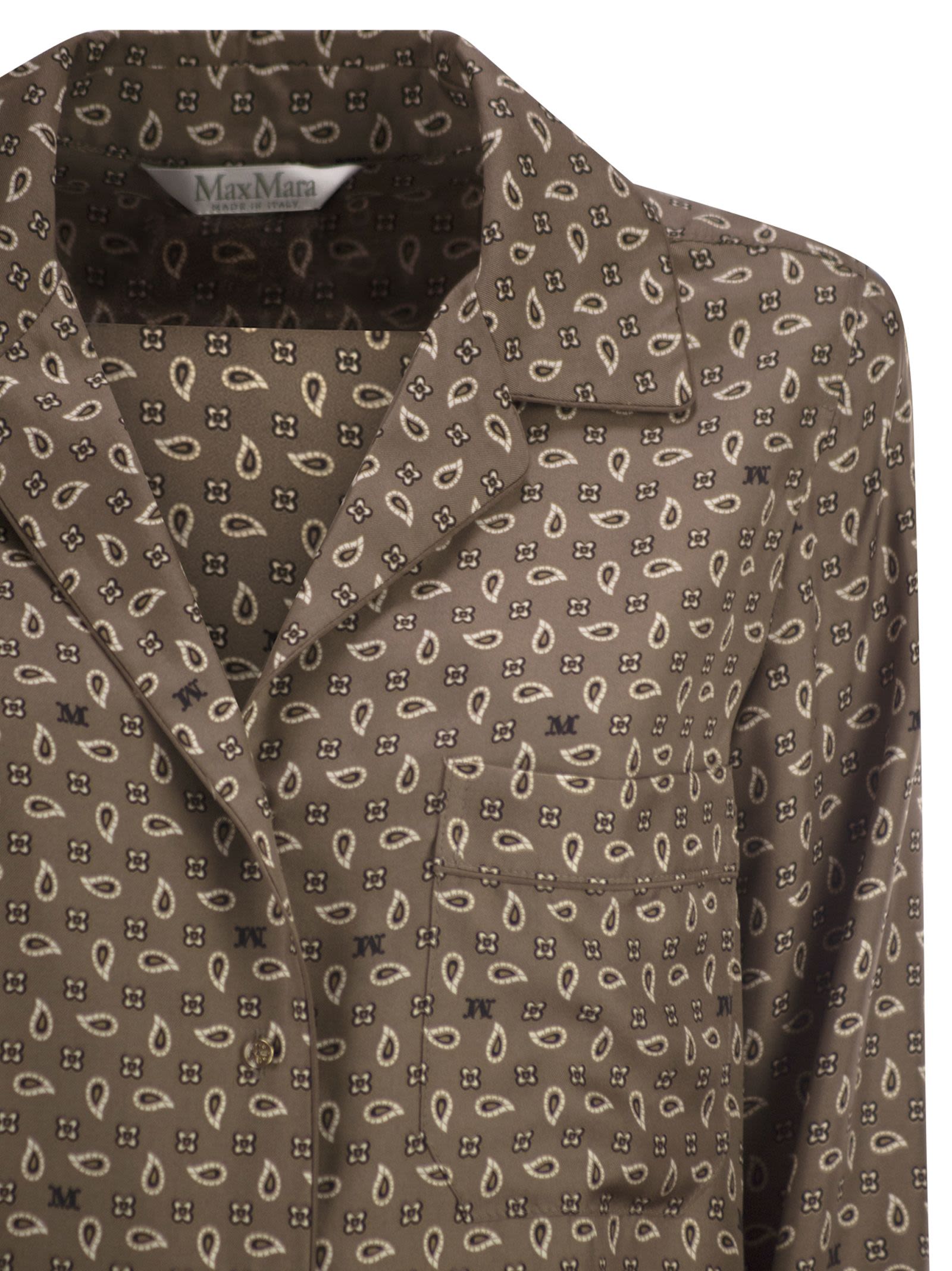 Max Mara Women Mxmdisco - Semi-Fitted Printed Silk Shirt MAX MARA