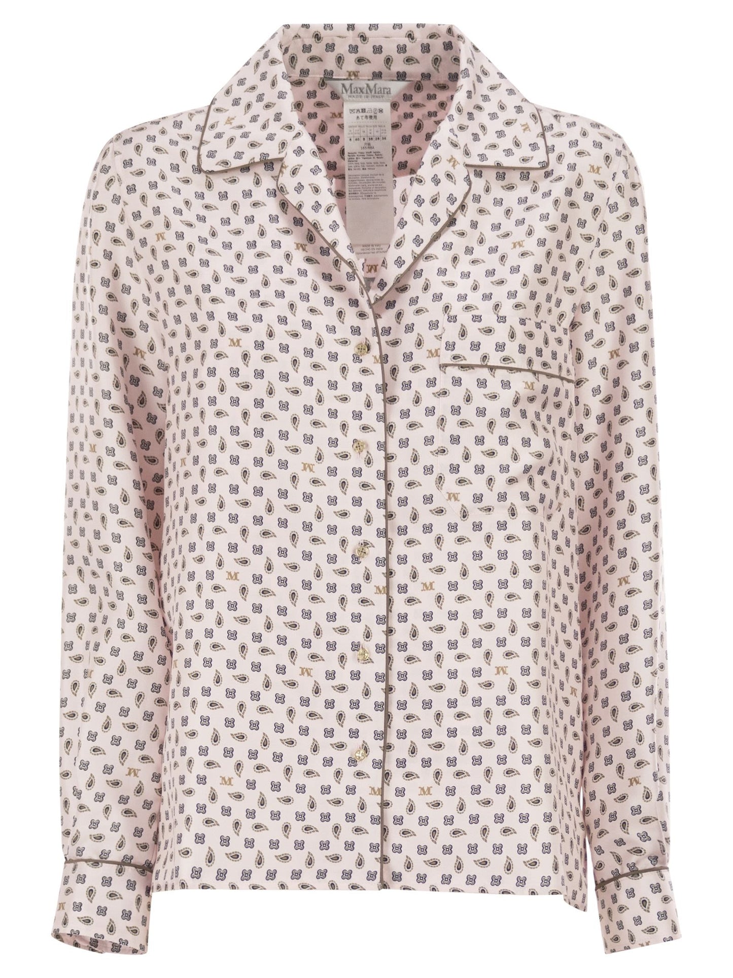 Max Mara Women Mxmdisco - Semi-Fitted Printed Silk Shirt MAX MARA