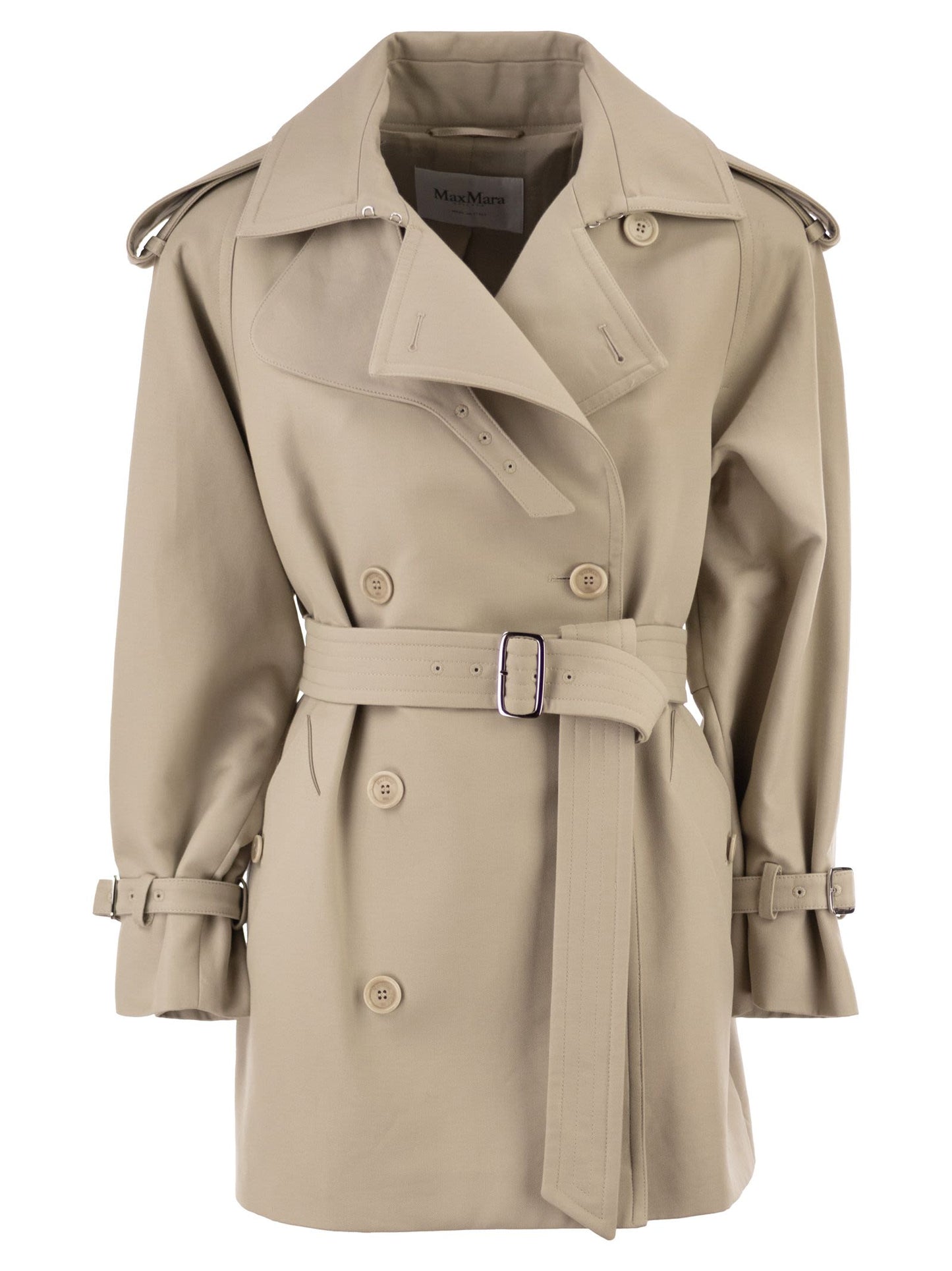 Max Mara Women Mxscacio - Short Cotton Trench Coat MAX MARA