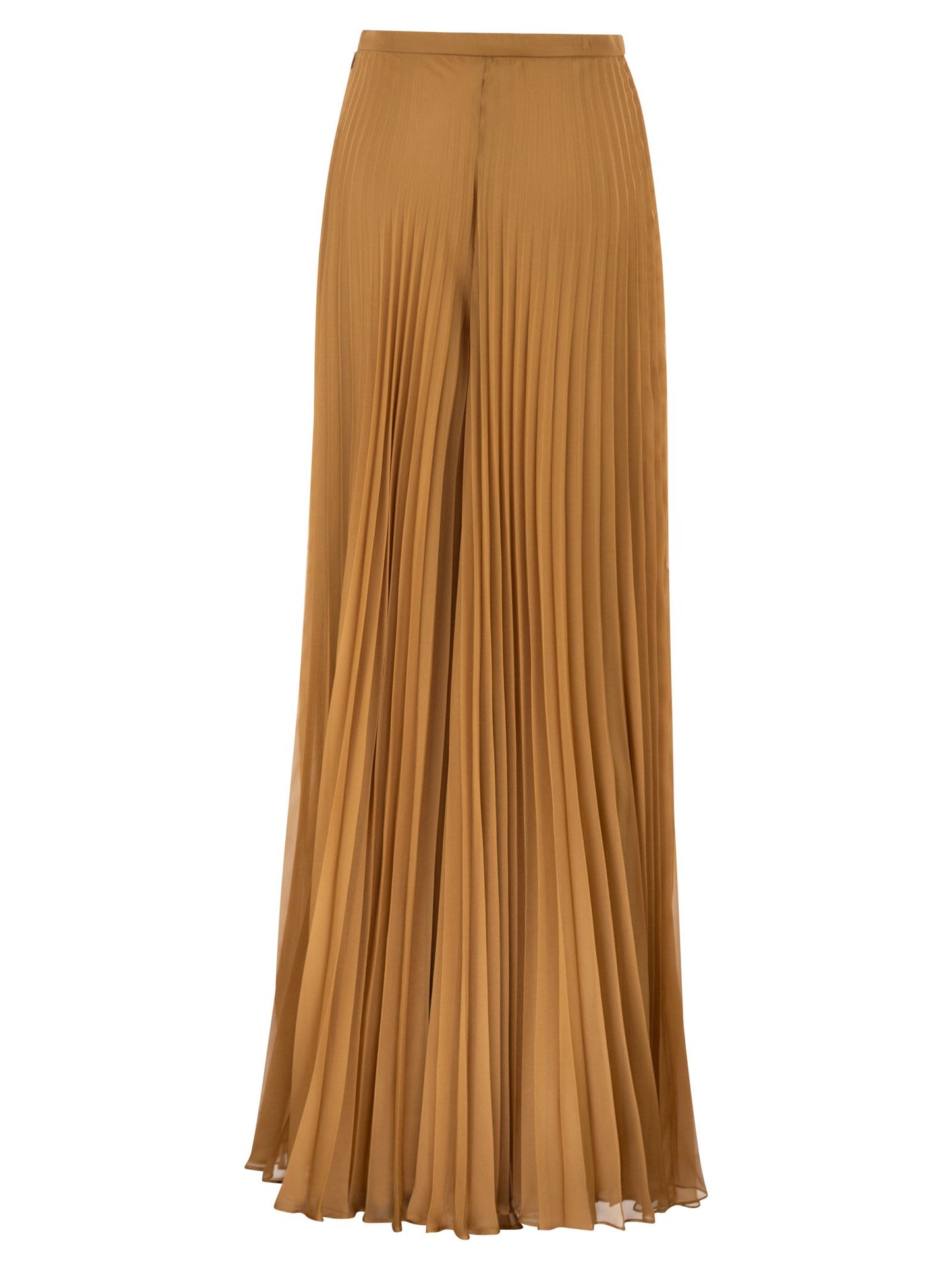 Max Mara Women Mxegrembo - Pleated Wide-Leg Georgette Trousers MAX MARA