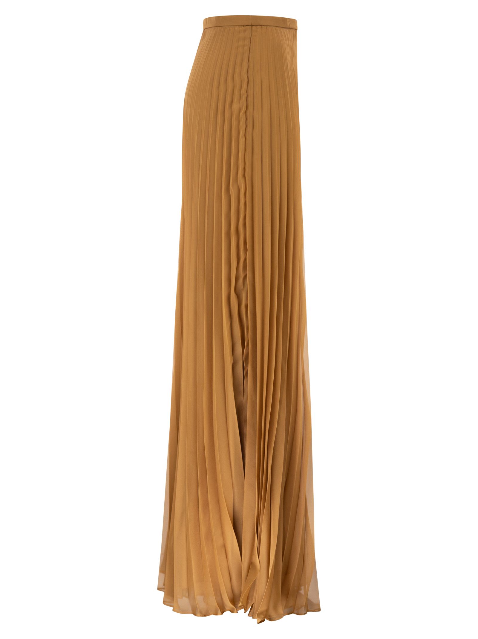 Max Mara Women Mxegrembo - Pleated Wide-Leg Georgette Trousers MAX MARA