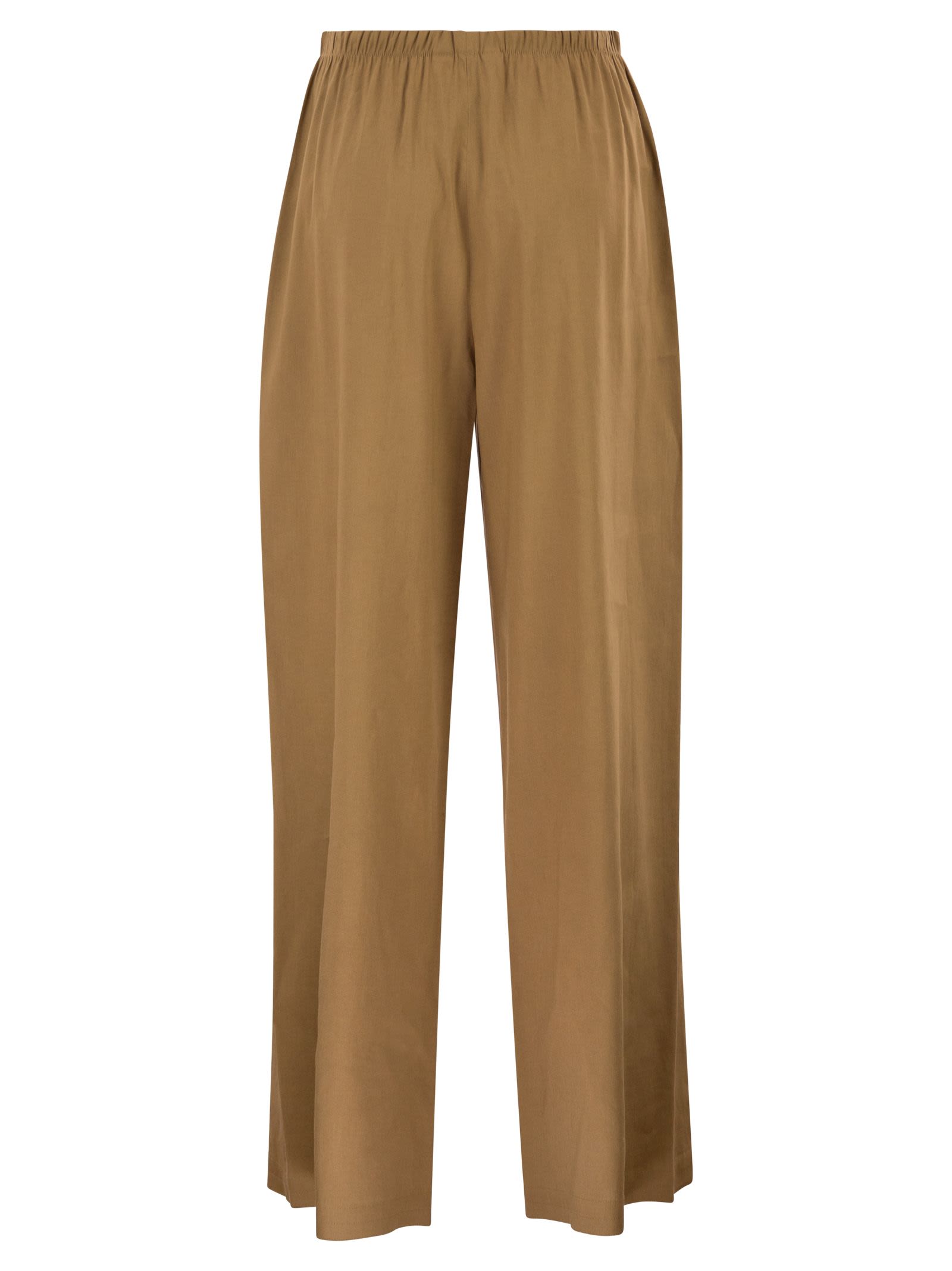 Max Mara Women Mxpdestino - Linen And Viscose Wide-Leg Trousers MAX MARA