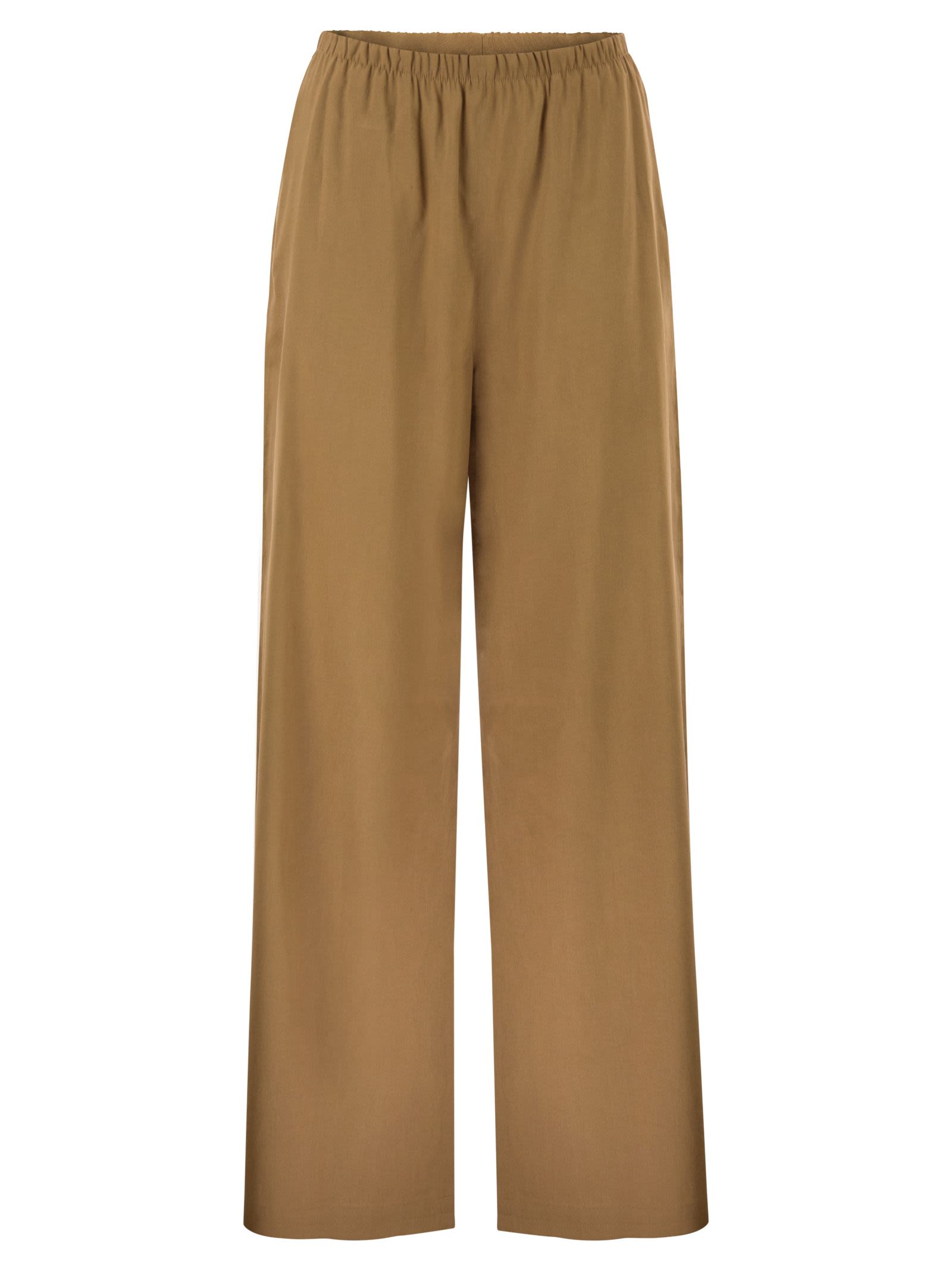 Max Mara Women Mxpdestino - Linen And Viscose Wide-Leg Trousers MAX MARA