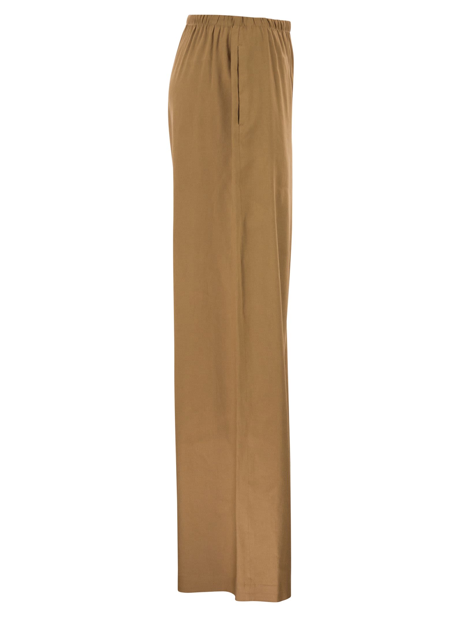 Max Mara Women Mxpdestino - Linen And Viscose Wide-Leg Trousers MAX MARA