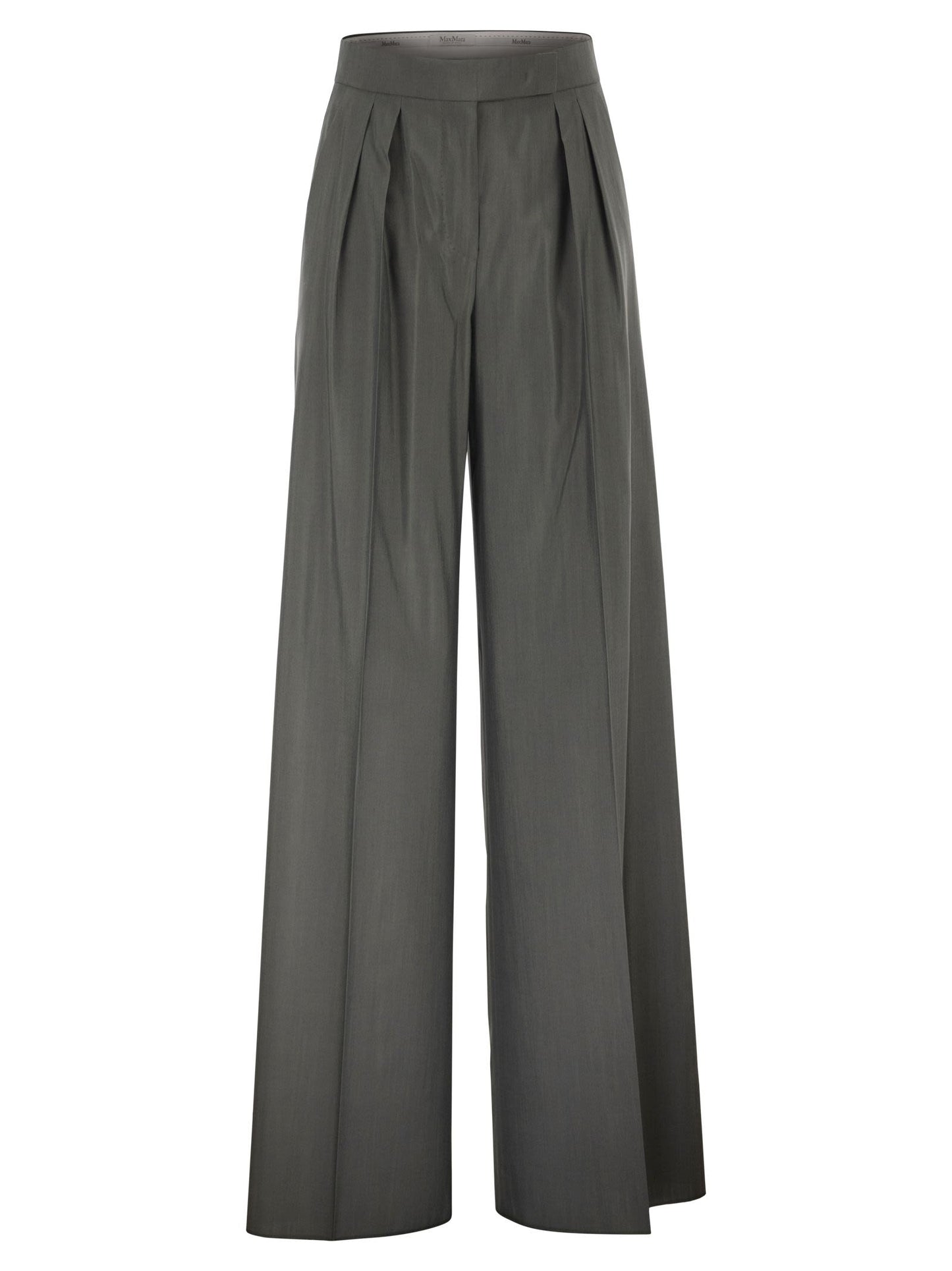 Max Mara Women Mxmgiallo - Wide-Leg Trousers In Wool And Silk MAX MARA