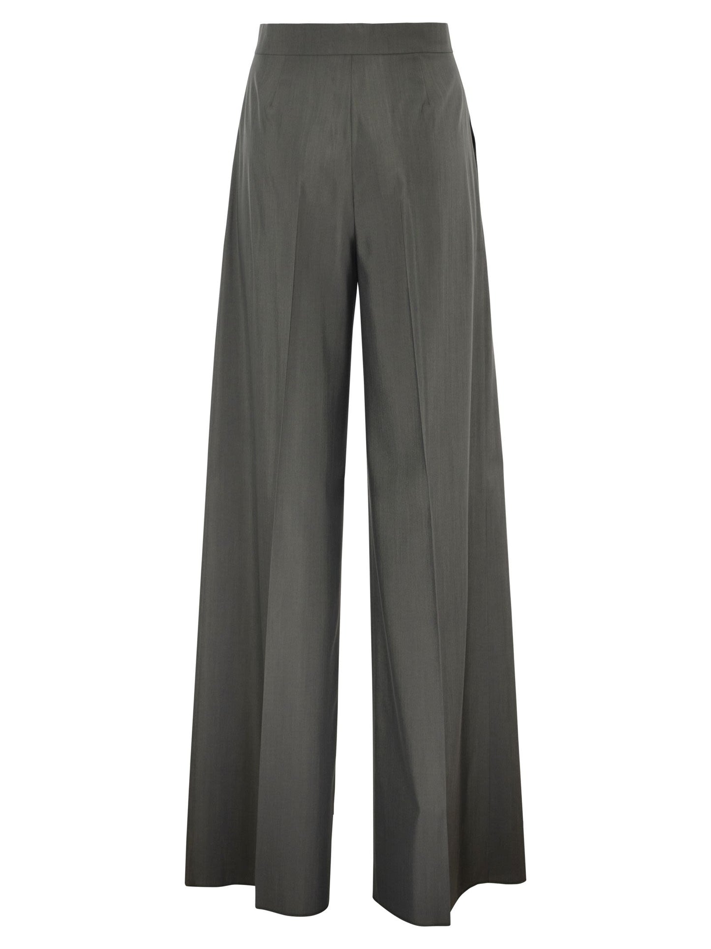 Max Mara Women Mxmgiallo - Wide-Leg Trousers In Wool And Silk MAX MARA