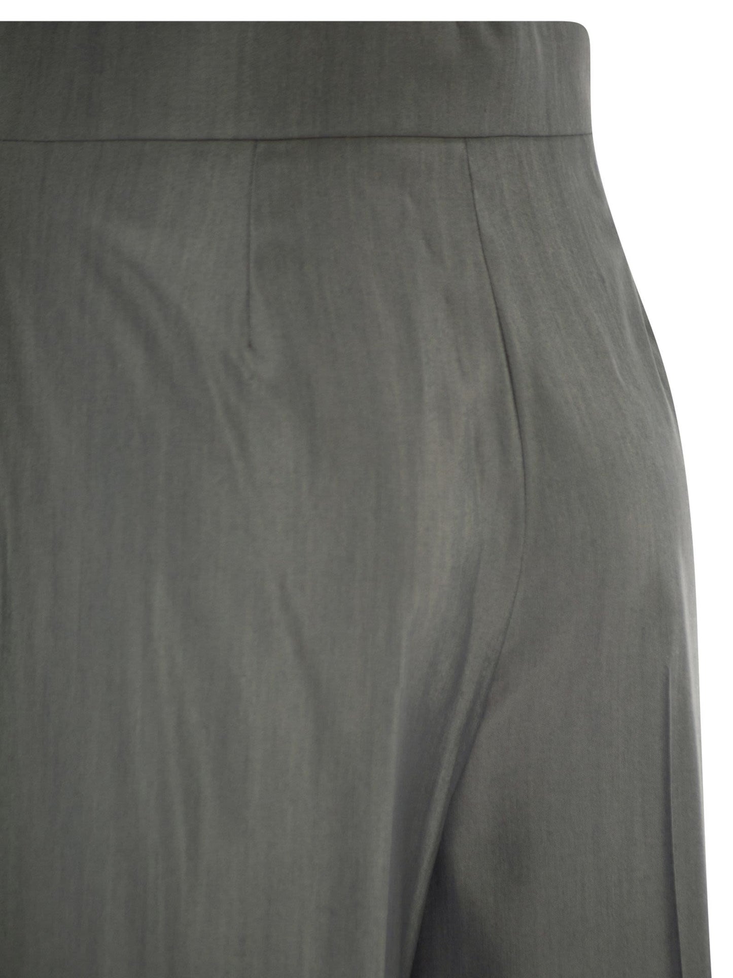 Max Mara Women Mxmgiallo - Wide-Leg Trousers In Wool And Silk MAX MARA