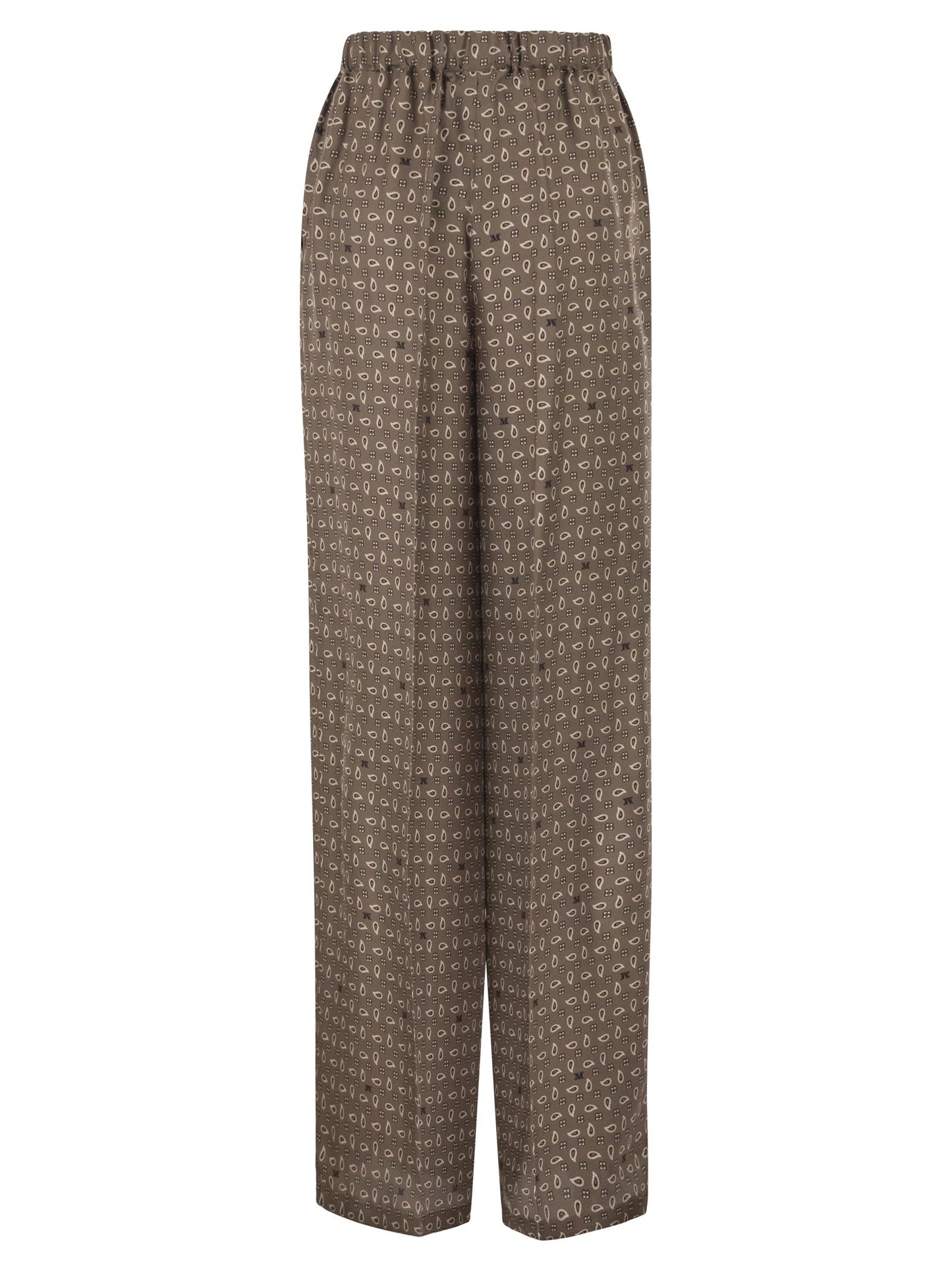 Maxmara Women Mxmvischio - Printed Silk Trousers MAX MARA