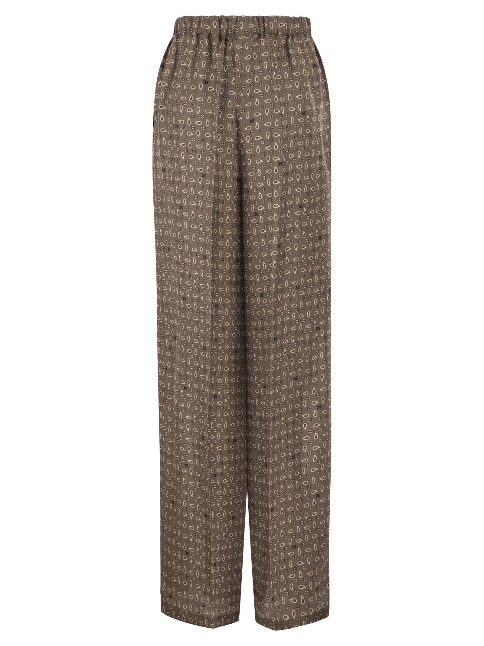 Maxmara Women Mxmvischio - Printed Silk Trousers MAX MARA