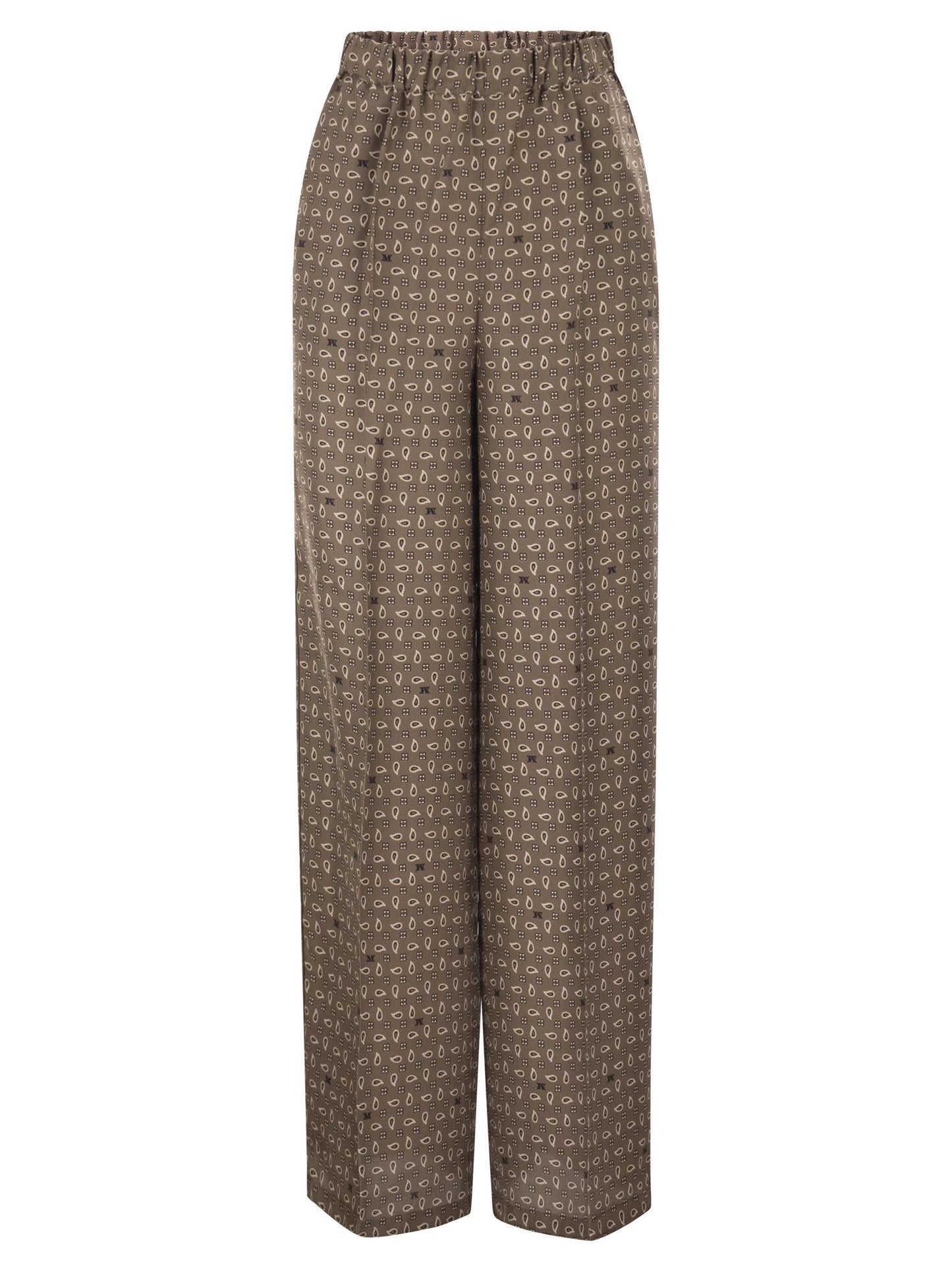 Maxmara Women Mxmvischio - Printed Silk Trousers MAX MARA
