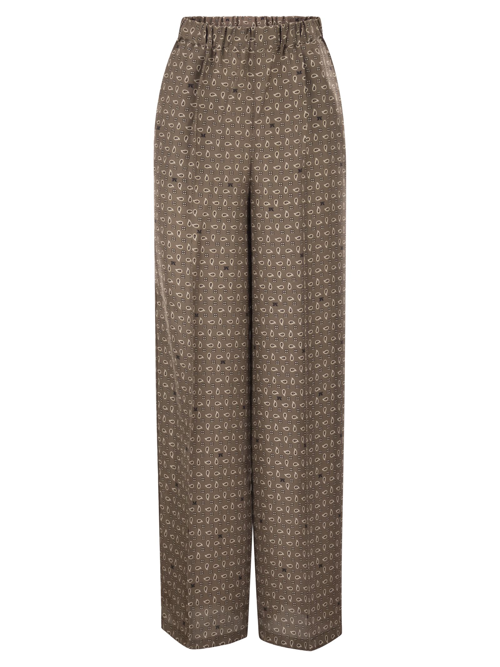 Maxmara Women Mxmvischio - Printed Silk Trousers MAX MARA