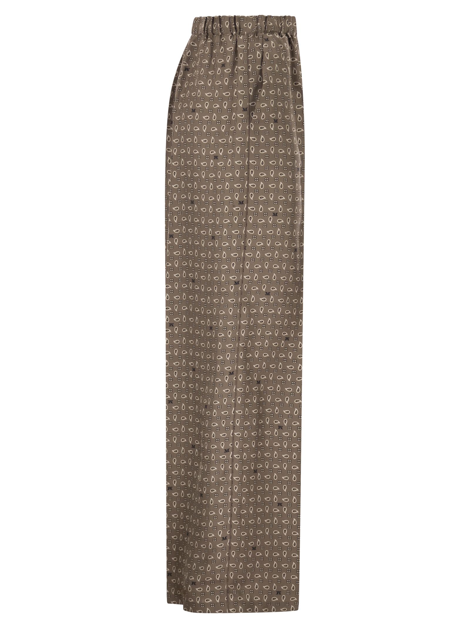 Maxmara Women Mxmvischio - Printed Silk Trousers MAX MARA
