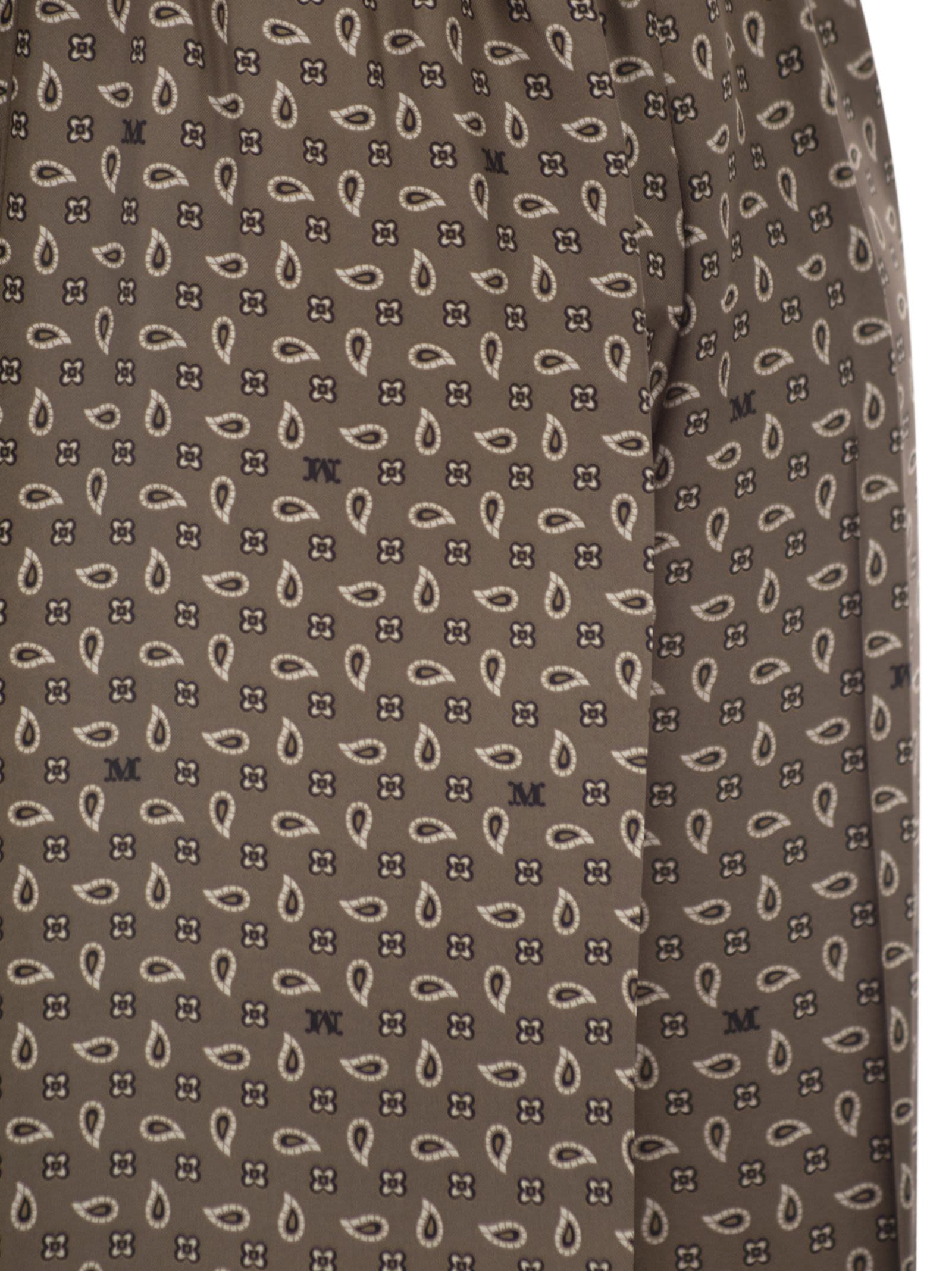 Maxmara Women Mxmvischio - Printed Silk Trousers MAX MARA