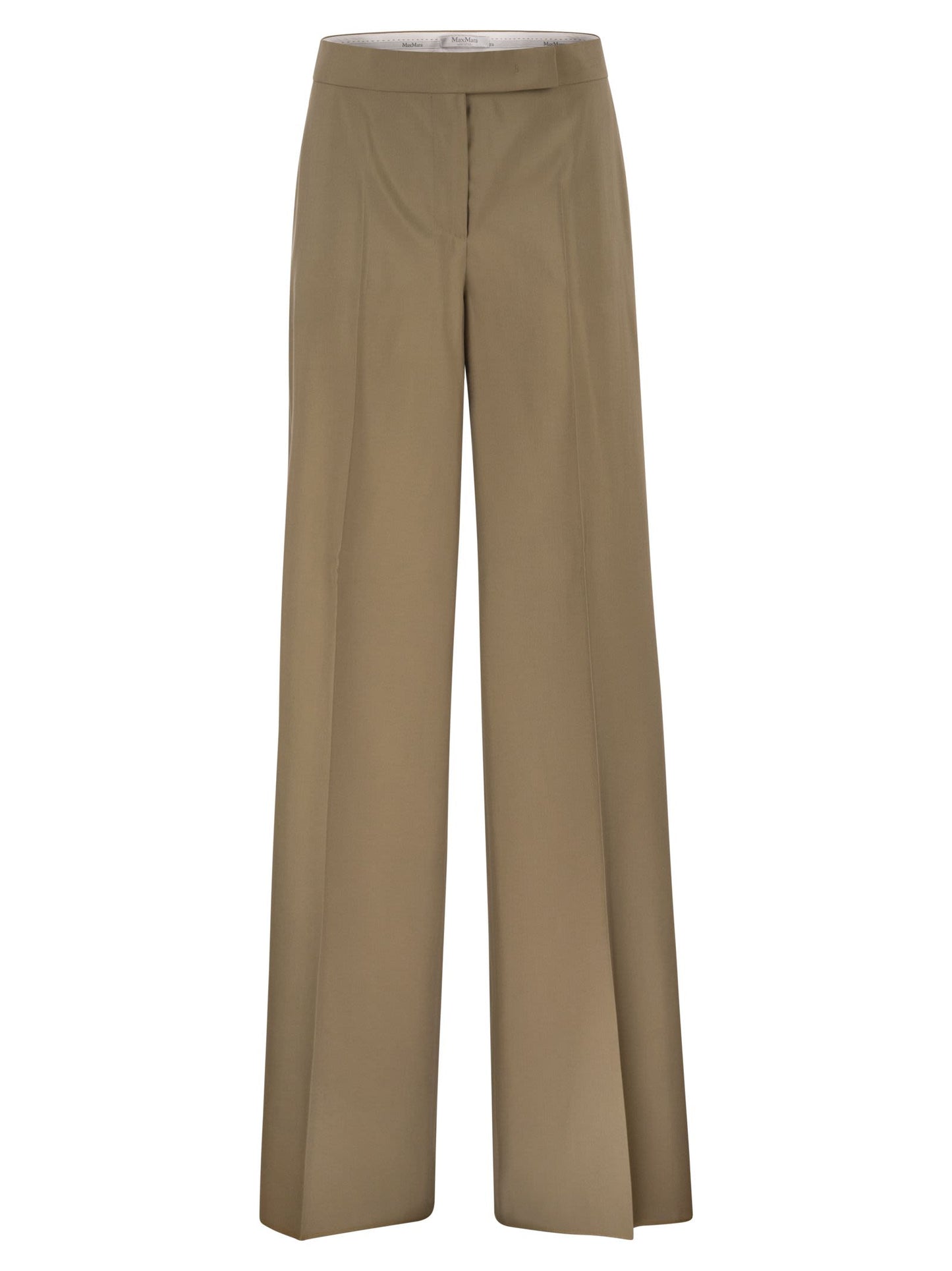 Max Mara Women Mxsbronte - Virgin Wool And Silk Wide-Leg Trousers MAX MARA