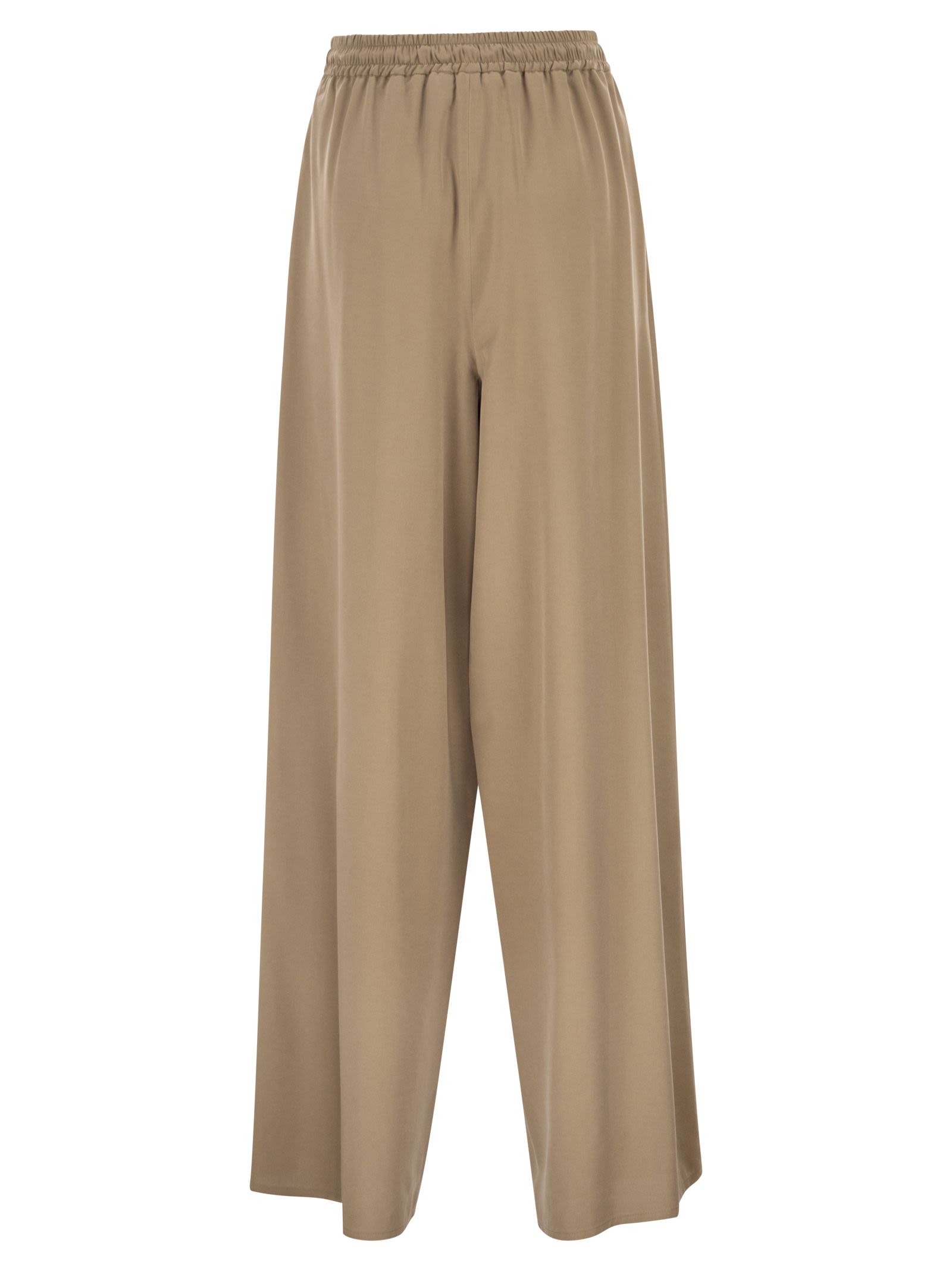 Max Mara Women Mxmgenero - Wide-Leg Trousers In Washed Silk MAX MARA