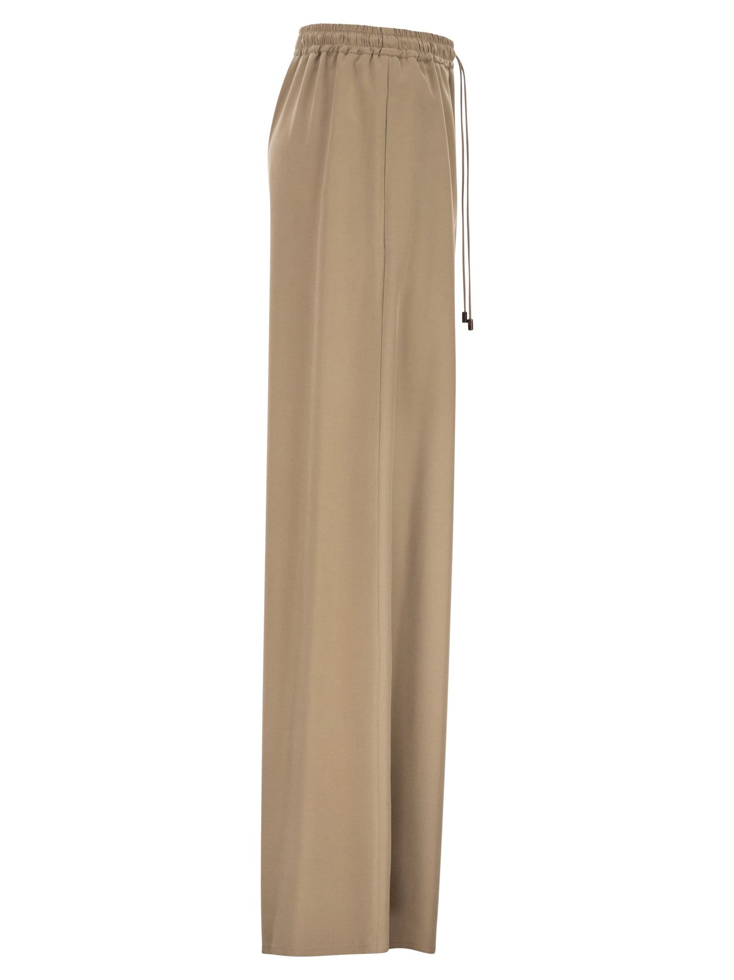Max Mara Women Mxmgenero - Wide-Leg Trousers In Washed Silk MAX MARA