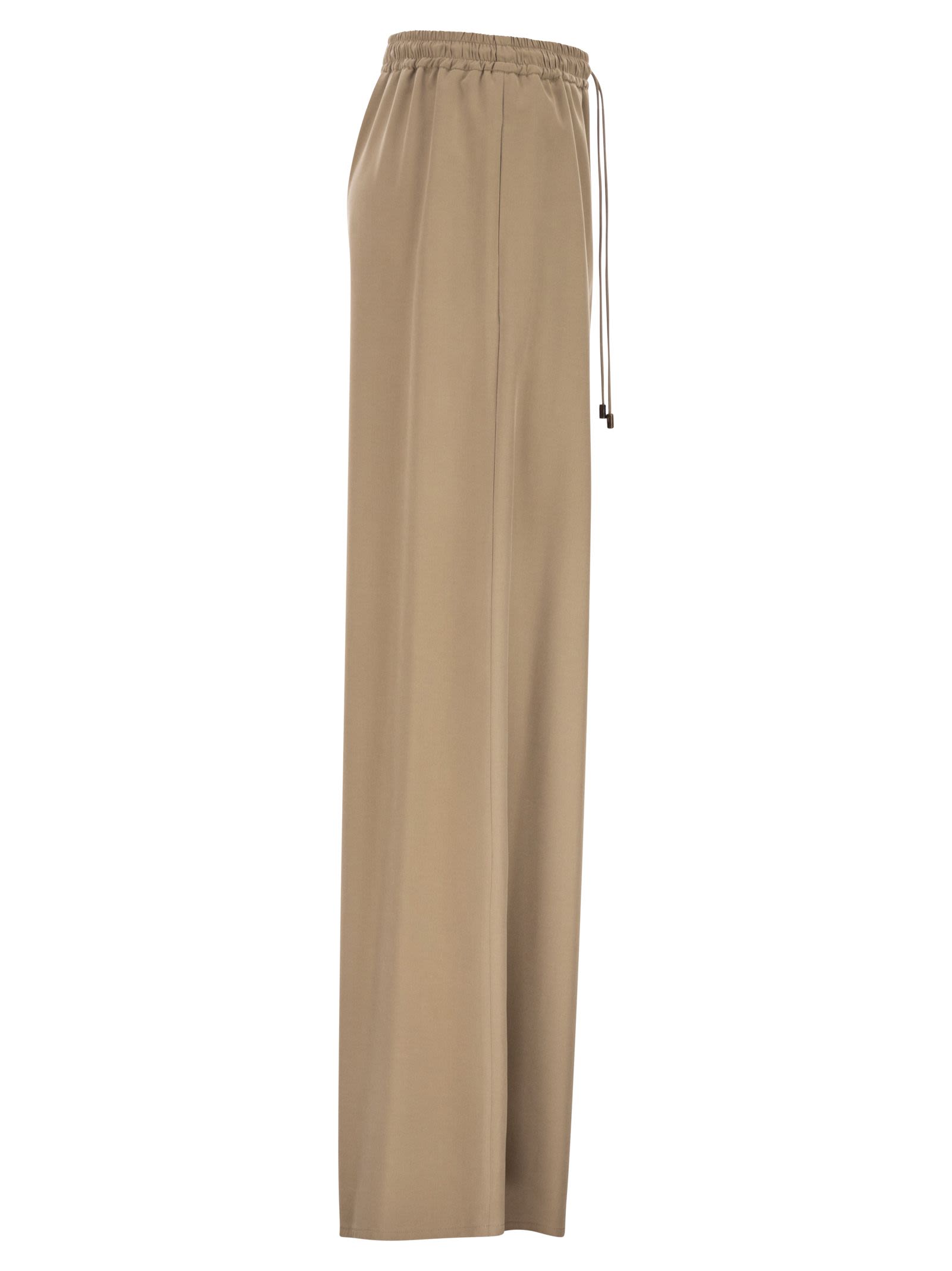 Max Mara Women Mxmgenero - Wide-Leg Trousers In Washed Silk MAX MARA