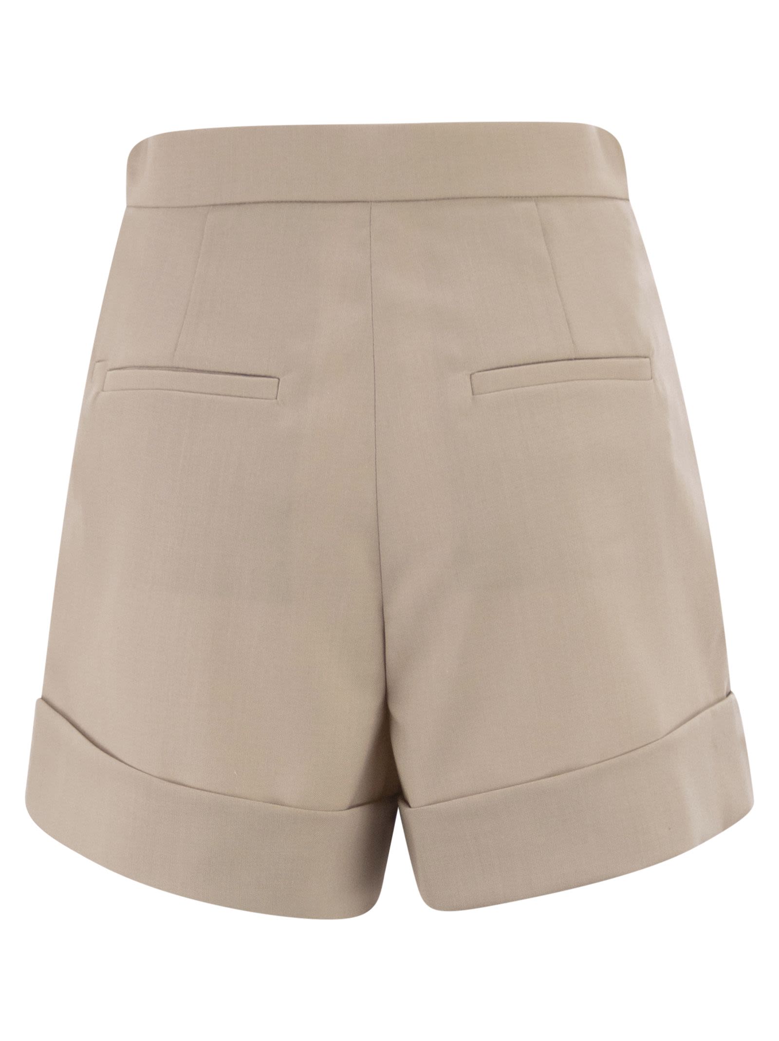 Maxmara Women Mxmcelebre - Shorts In Wool, Mohair And Silk Canvas MAX MARA