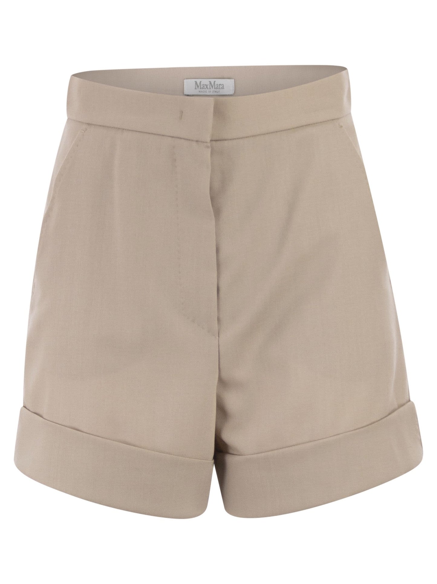 Maxmara Women Mxmcelebre - Shorts In Wool, Mohair And Silk Canvas MAX MARA